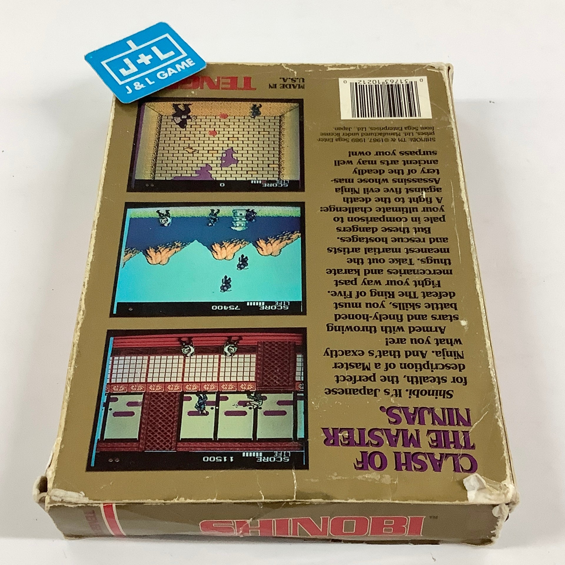 Shinobi (Tengen) - (NES) Nintendo Entertainment System [Pre-Owned]