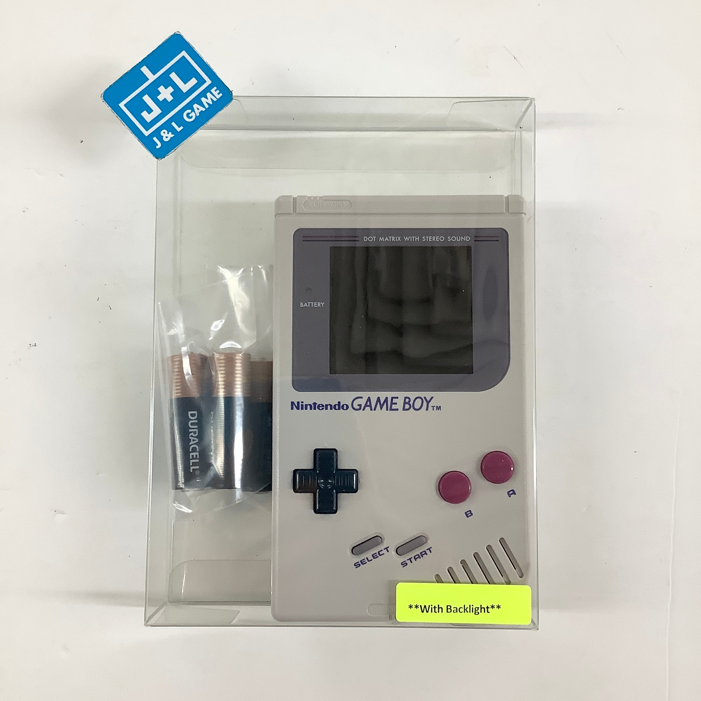 Nintendo Game Boy (Gray With Backlight) - (GB) Game Boy [Pre-Owned]