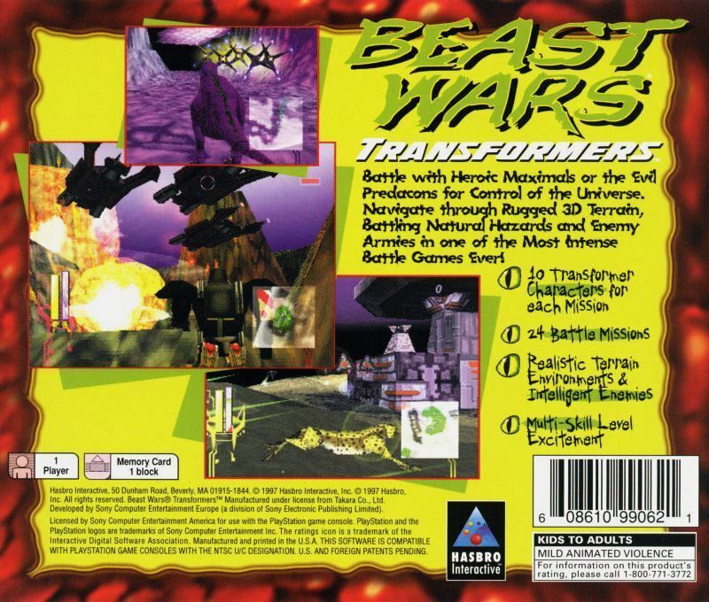 Beast Wars: Transformers - (PS1) PlayStation 1 [Pre-Owned]