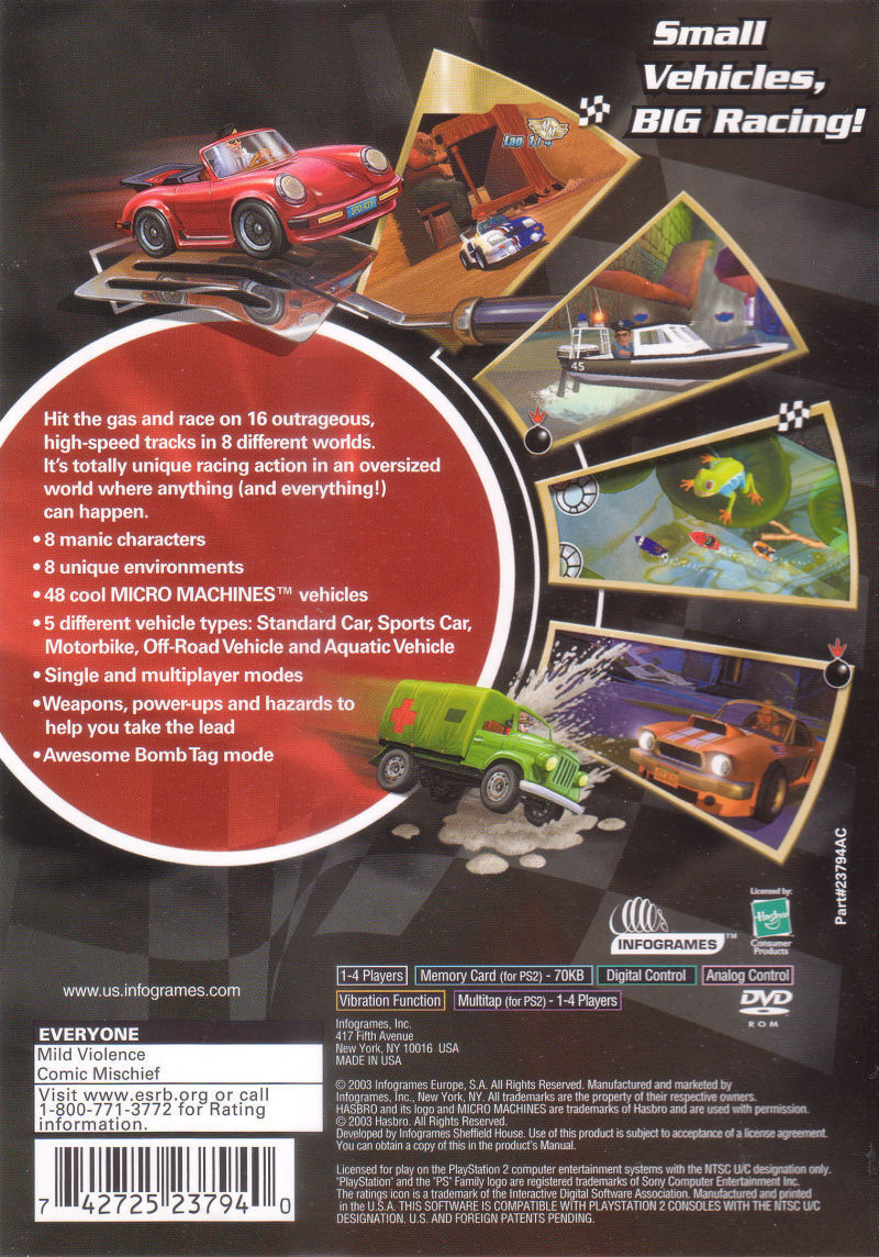 Micro Machines - (PS2) PlayStation 2 [Pre-Owned] Video Games Codemasters