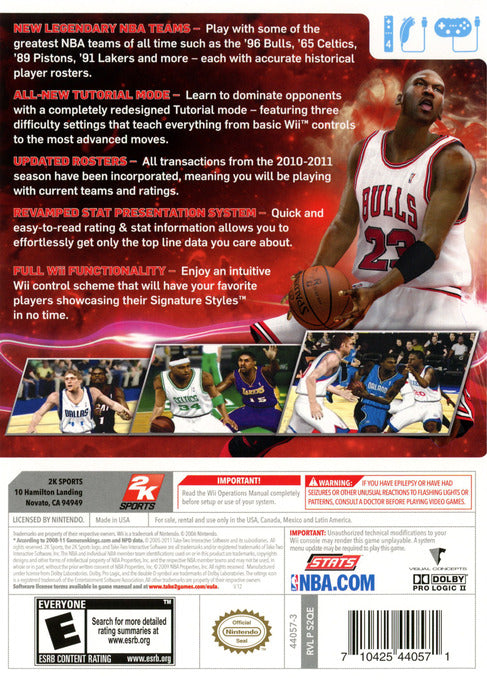 NBA 2K12 - Nintendo Wii [Pre-Owned] Video Games 2K Sports