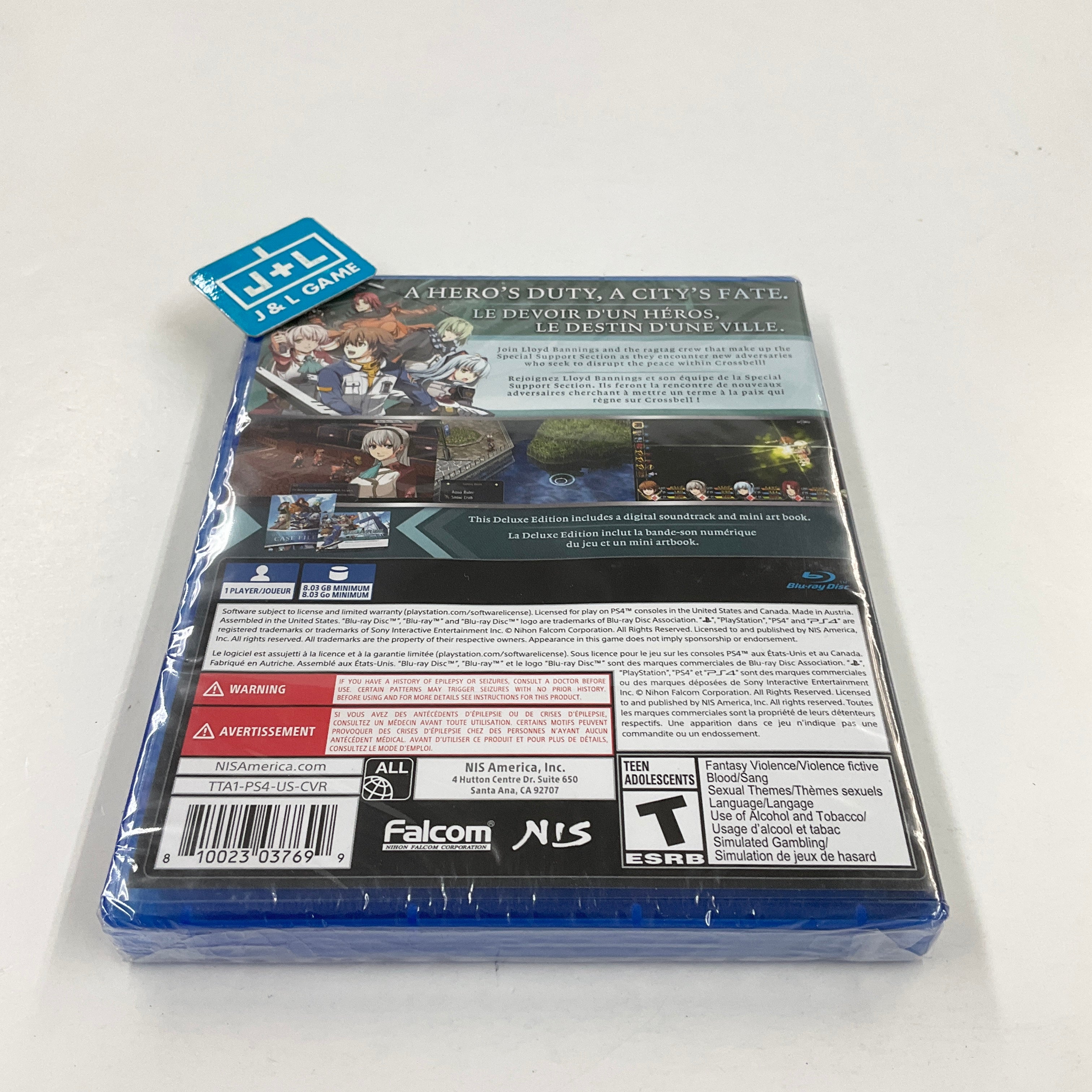 The Legend of Heroes: Trails to Azure (Deluxe Edition) - (PS4) PlayStation 4 Video Games NIS America