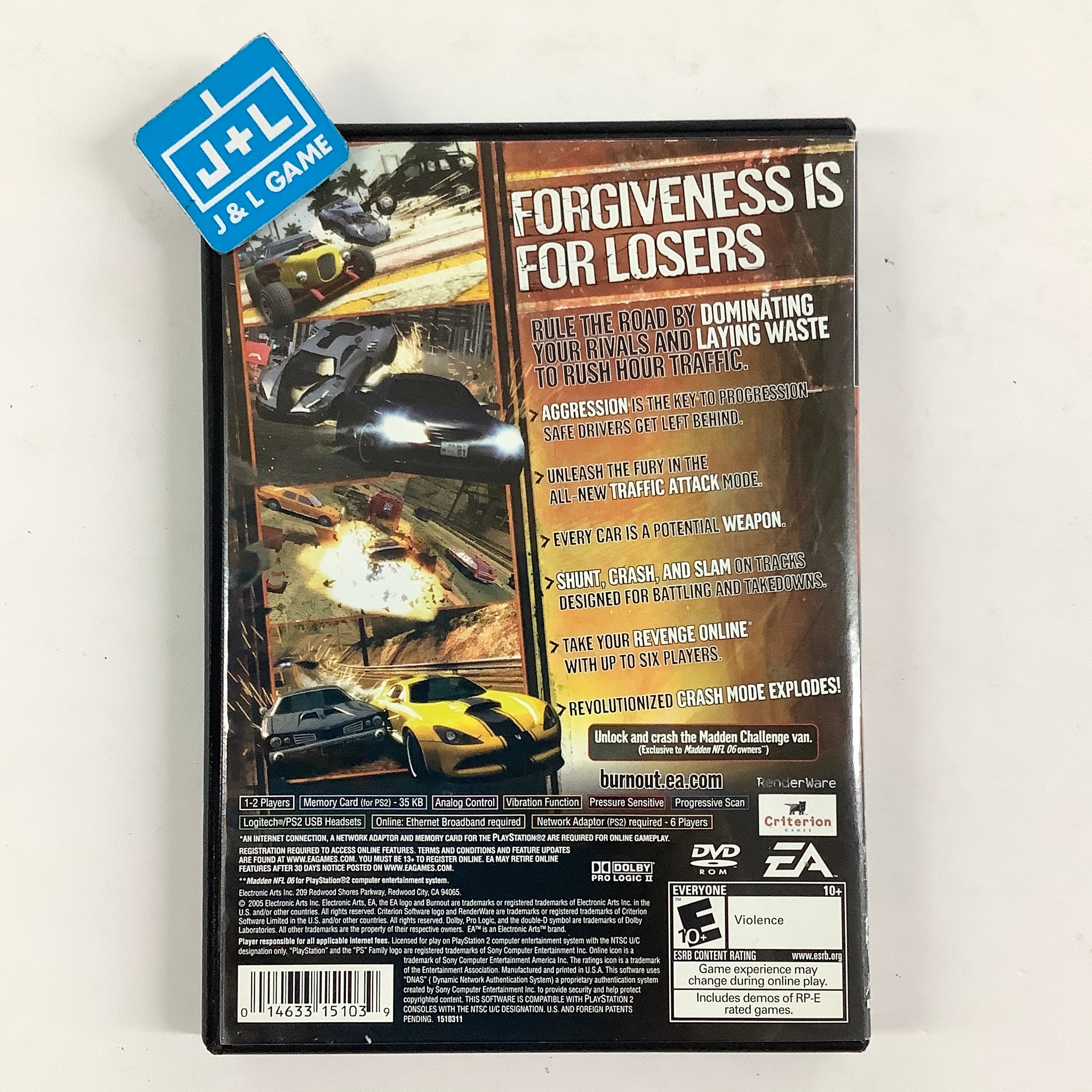 Burnout Revenge - (PS2) PlayStation 2 [Pre-Owned] Video Games Electronic Arts