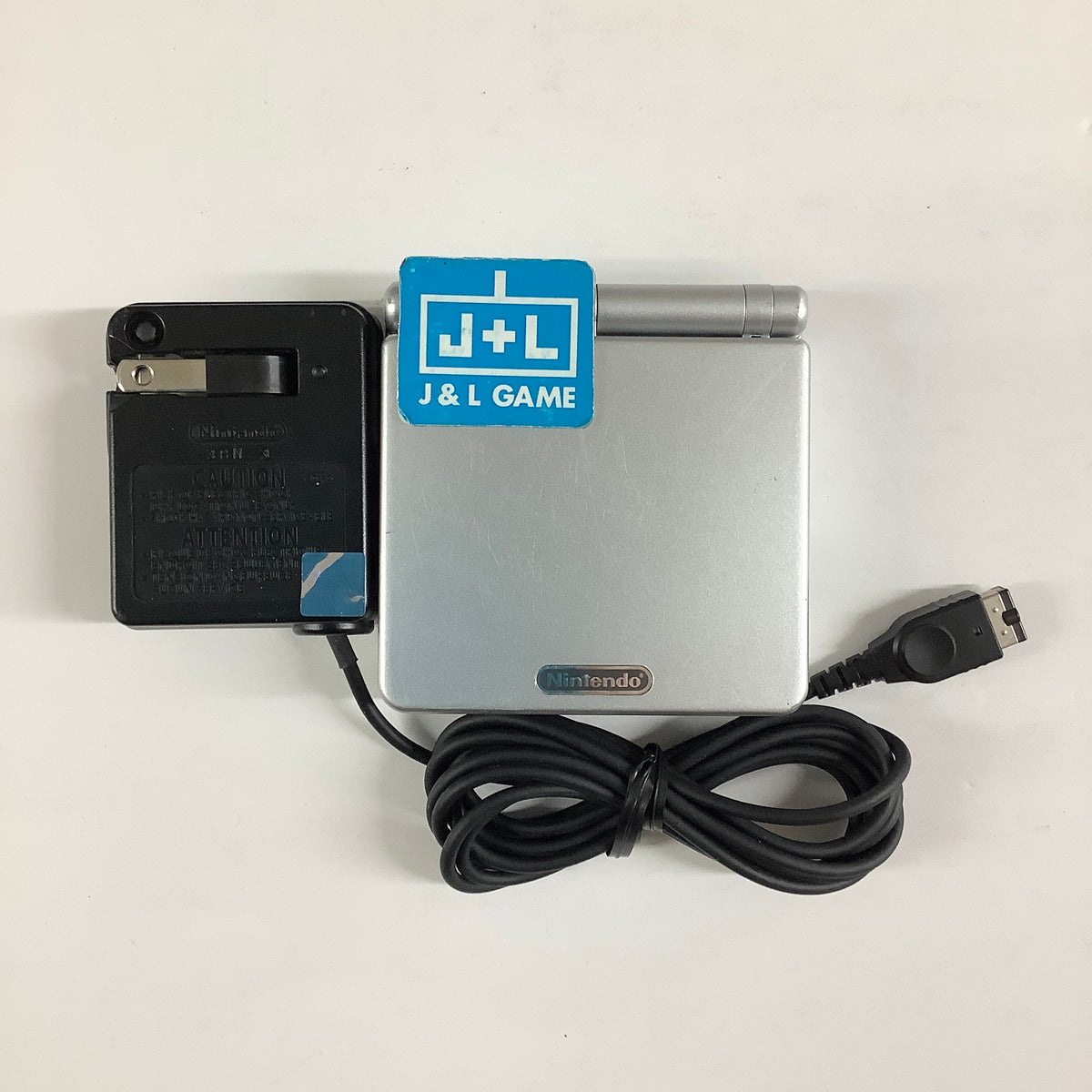 Nintendo Game Boy Advance SP Console AGS-001 (Silver) - (GBA) Game Boy Advance SP [Pre-Owned]