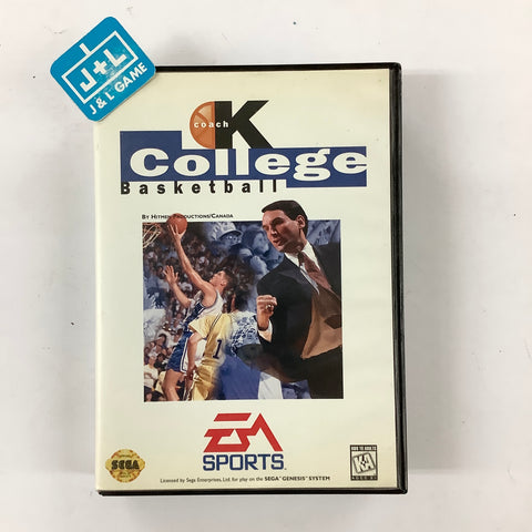 Coach K College Basketball - (SG) SEGA Genesis [Pre-Owned] Video Games EA Sports   