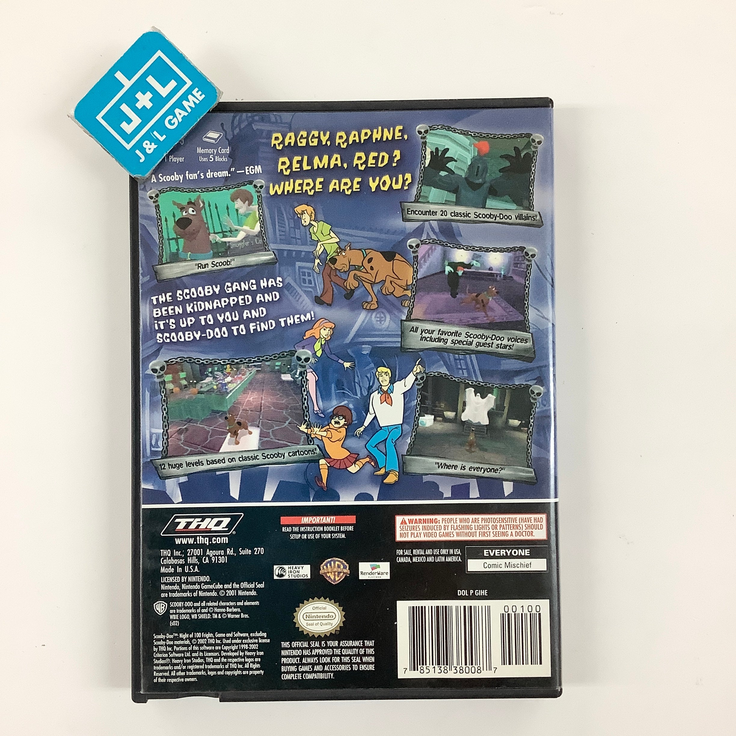 Scooby-Doo! Night of 100 Frights - (GC) GameCube [Pre-Owned]