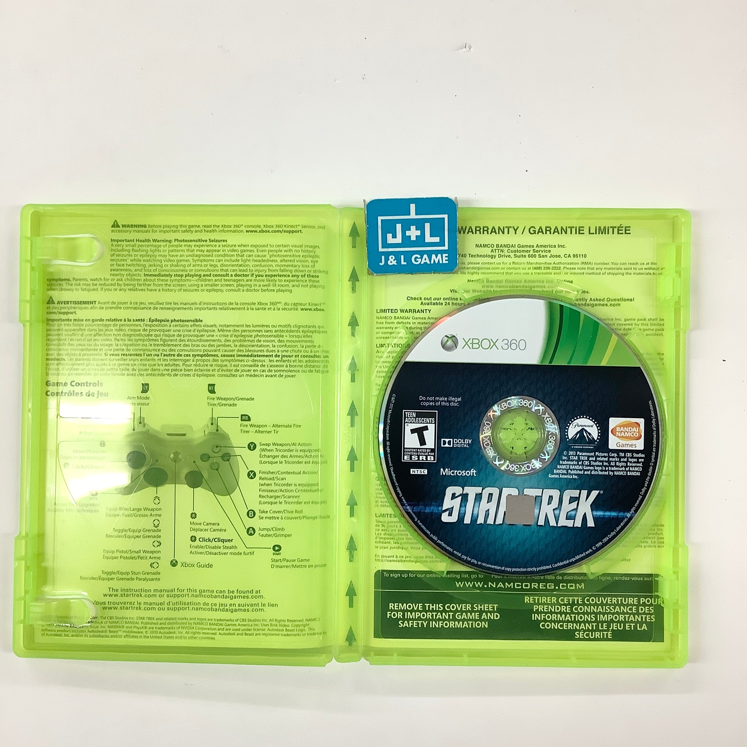 Star Trek The Video Game - Xbox 360 [Pre-Owned] Video Games Namco Bandai Games