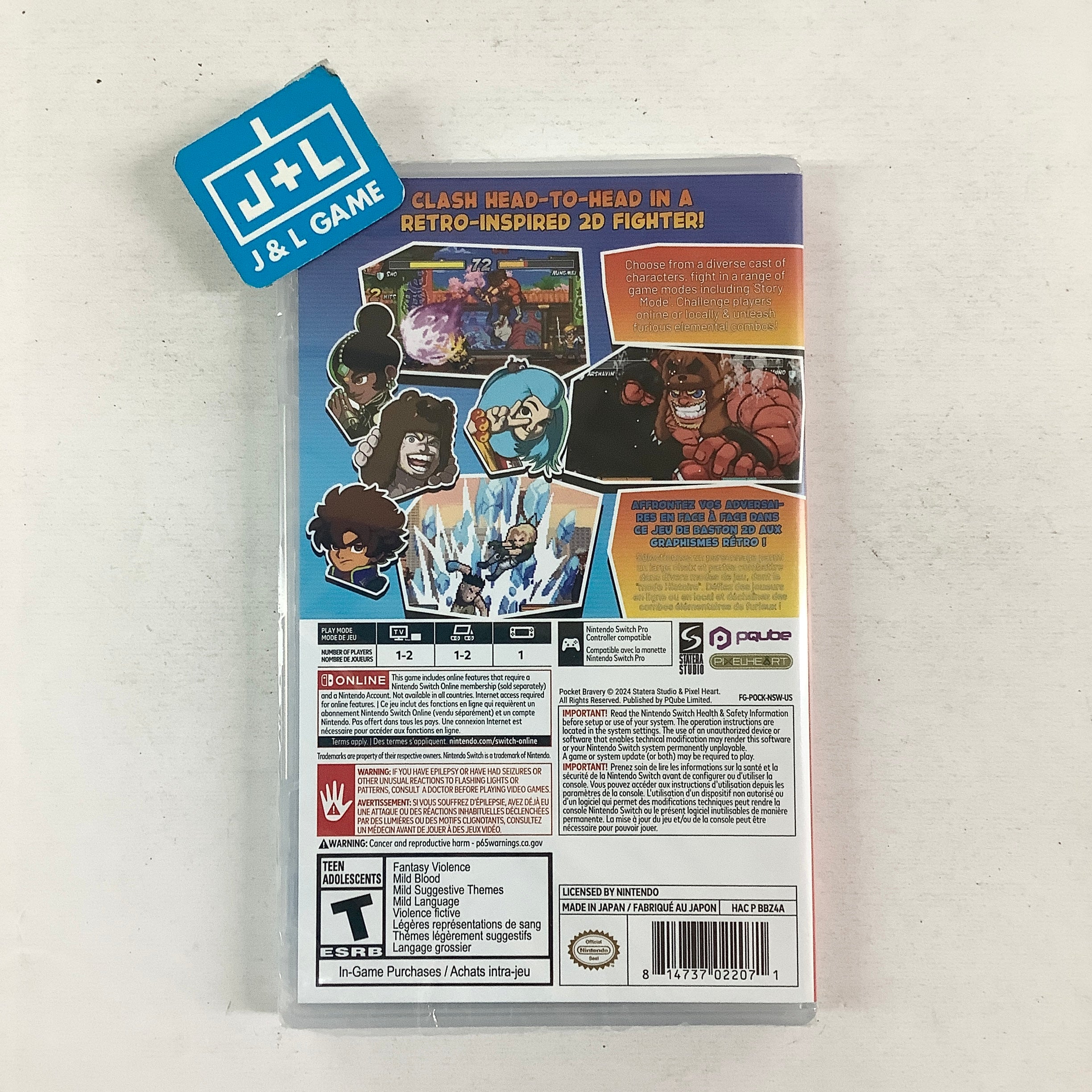 Pocket Bravery - (NSW) Nintendo Switch | J&L Game