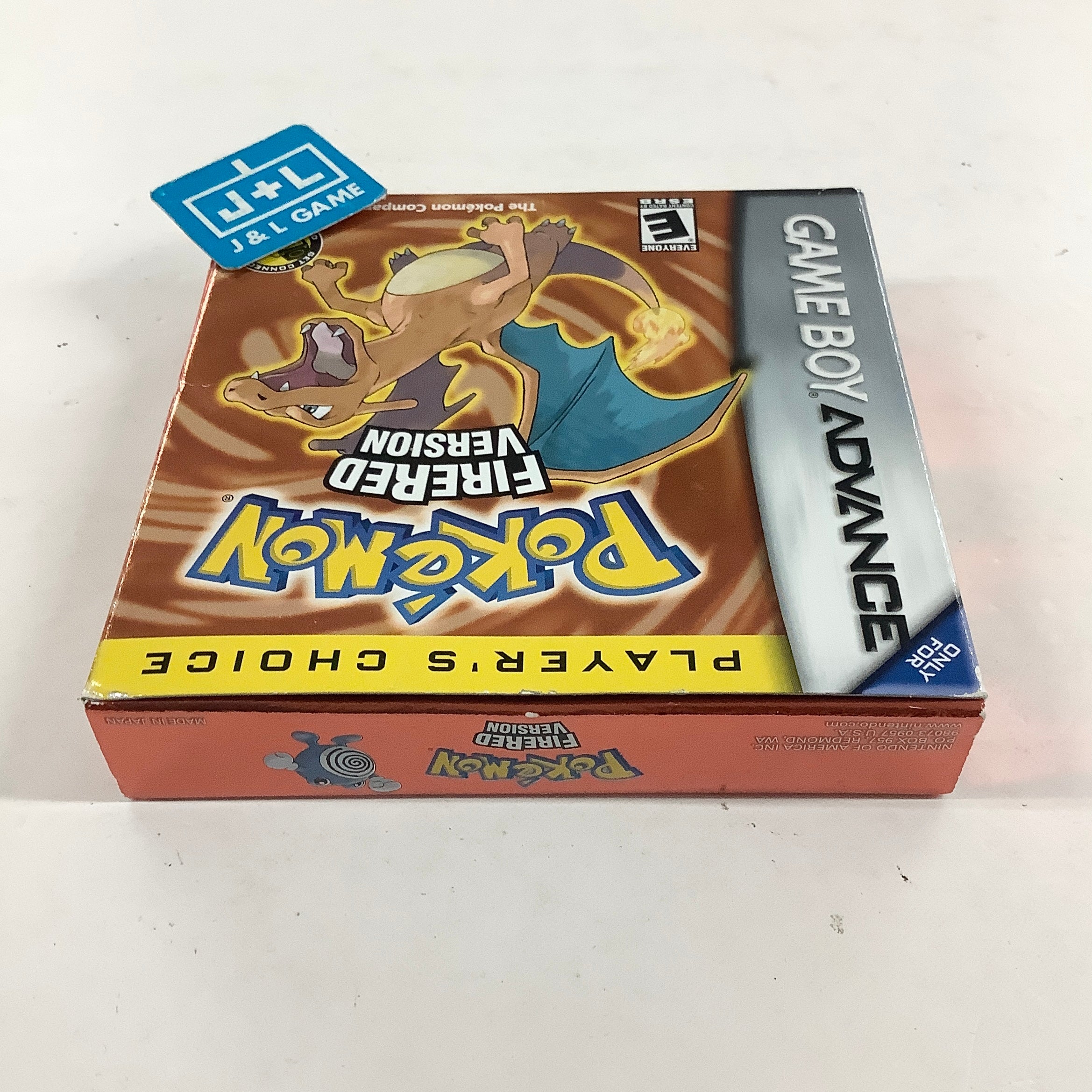 Pokemon FireRed Version (Player's Choice) - (GBA) Game Boy Advance [Pre-Owned] Video Games Nintendo