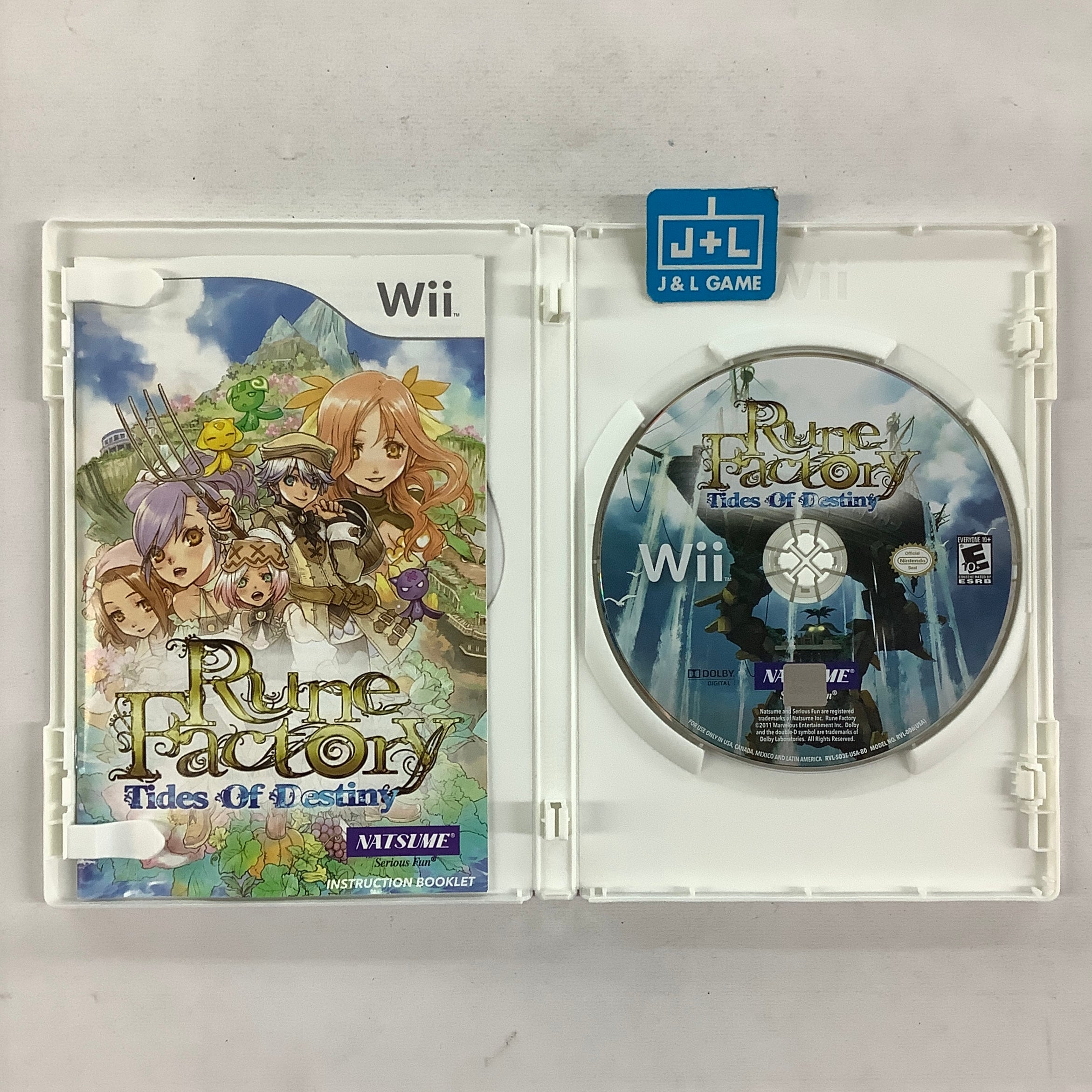 Rune Factory: Tides of Destiny - Nintendo Wii [Pre-Owned] Video Games Natsume