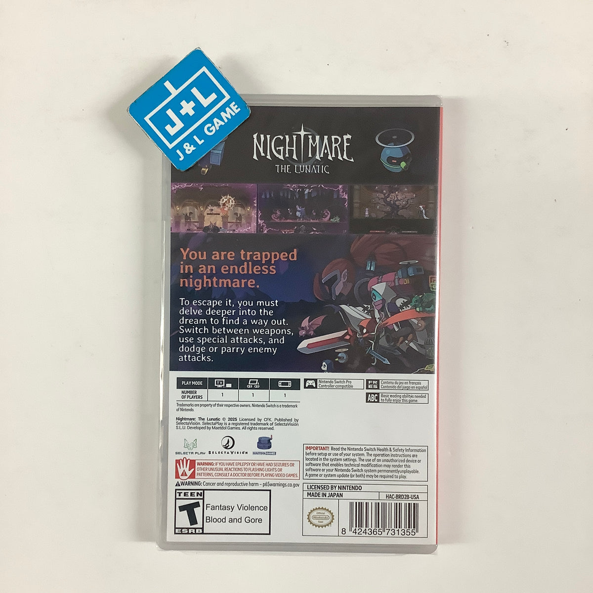 Nightmare: The Lunatic - (NSW) Nintendo Switch