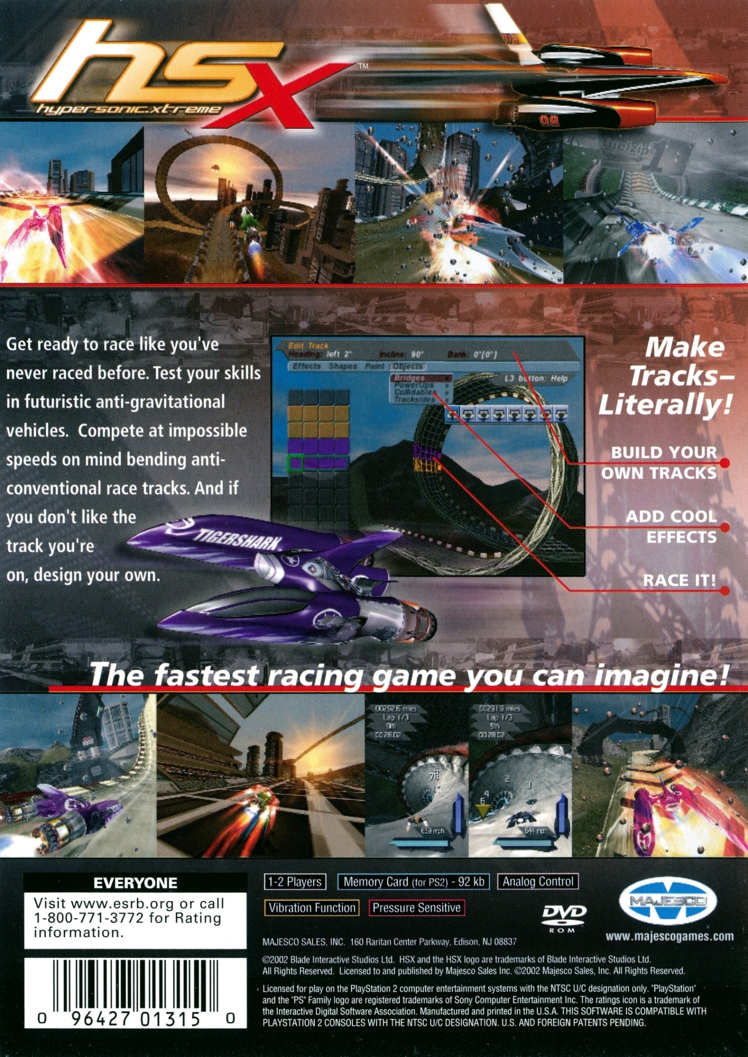 HSX HyperSonic.Xtreme - (PS2) PlayStation 2 [Pre-Owned] Video Games Majesco