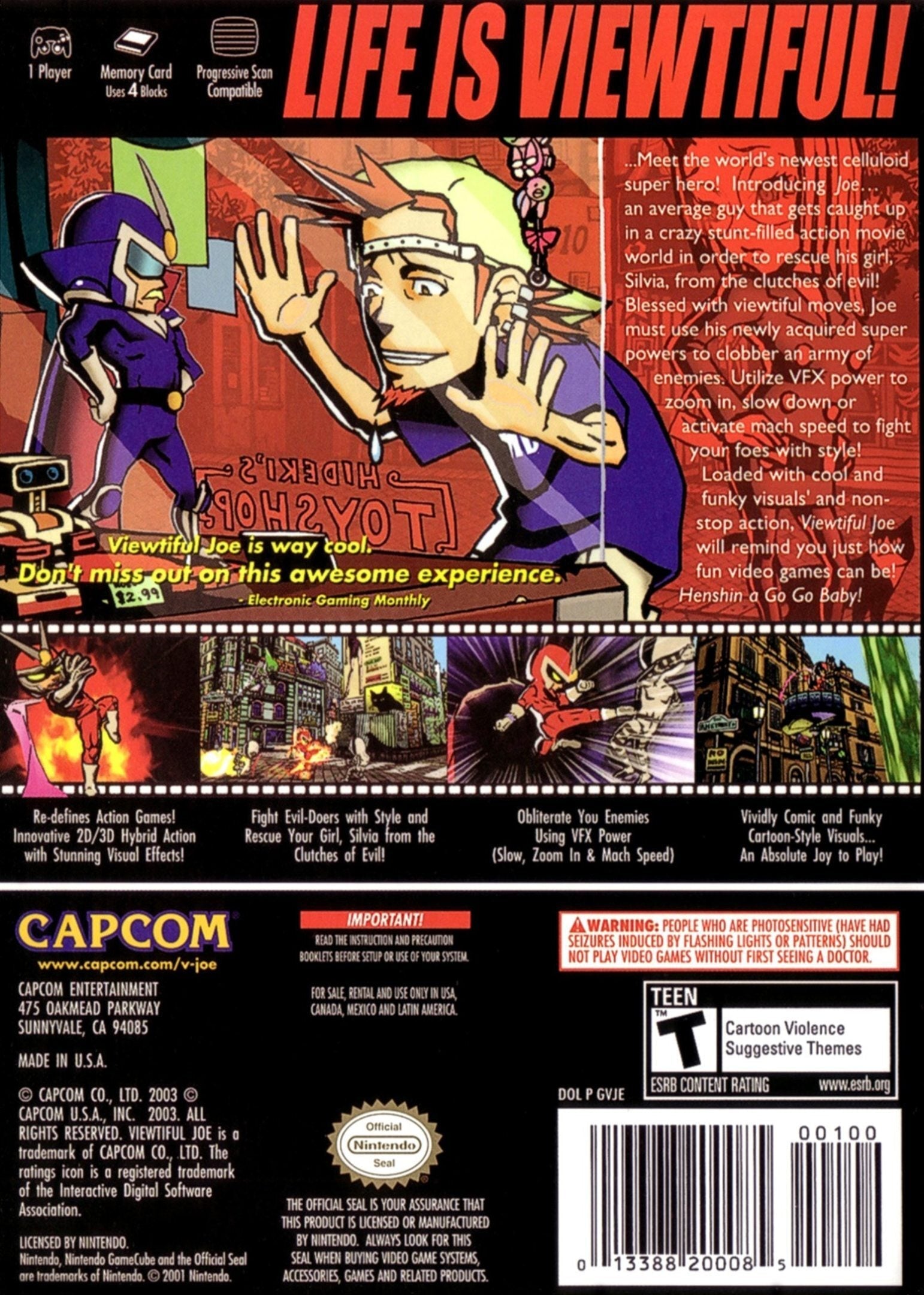 Viewtiful Joe - (GC) Gamecube [Pre-Owned] Video Games Capcom   
