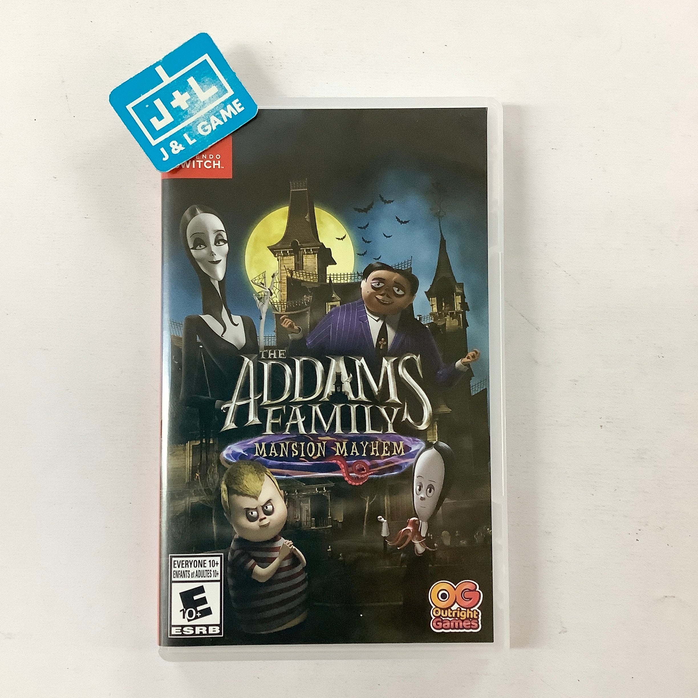 The Addams Family: Mansion Mayhem - (NSW) Nintendo Switch [UNBOXING] Video Games Outright Games   