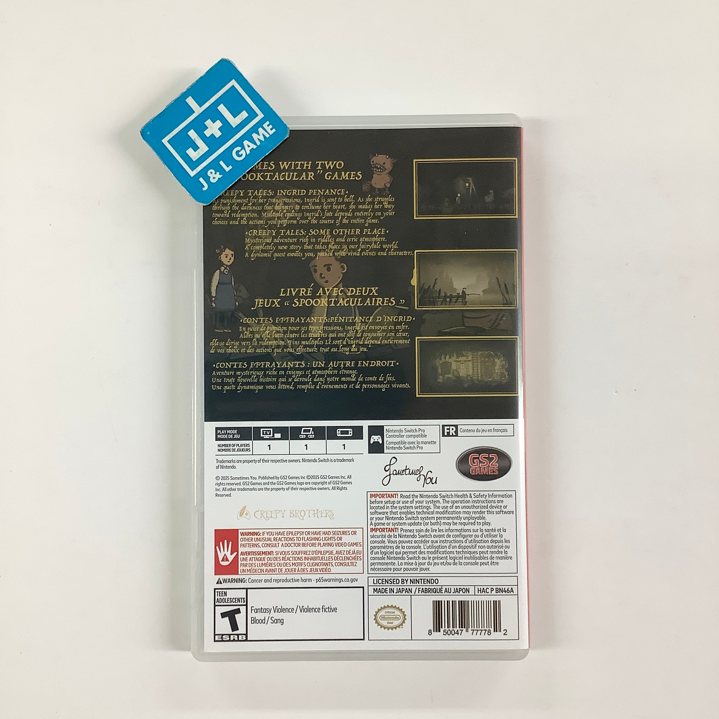 Creepy Tales Double Pack - (NSW) Nintendo Switch [Pre-Owned]