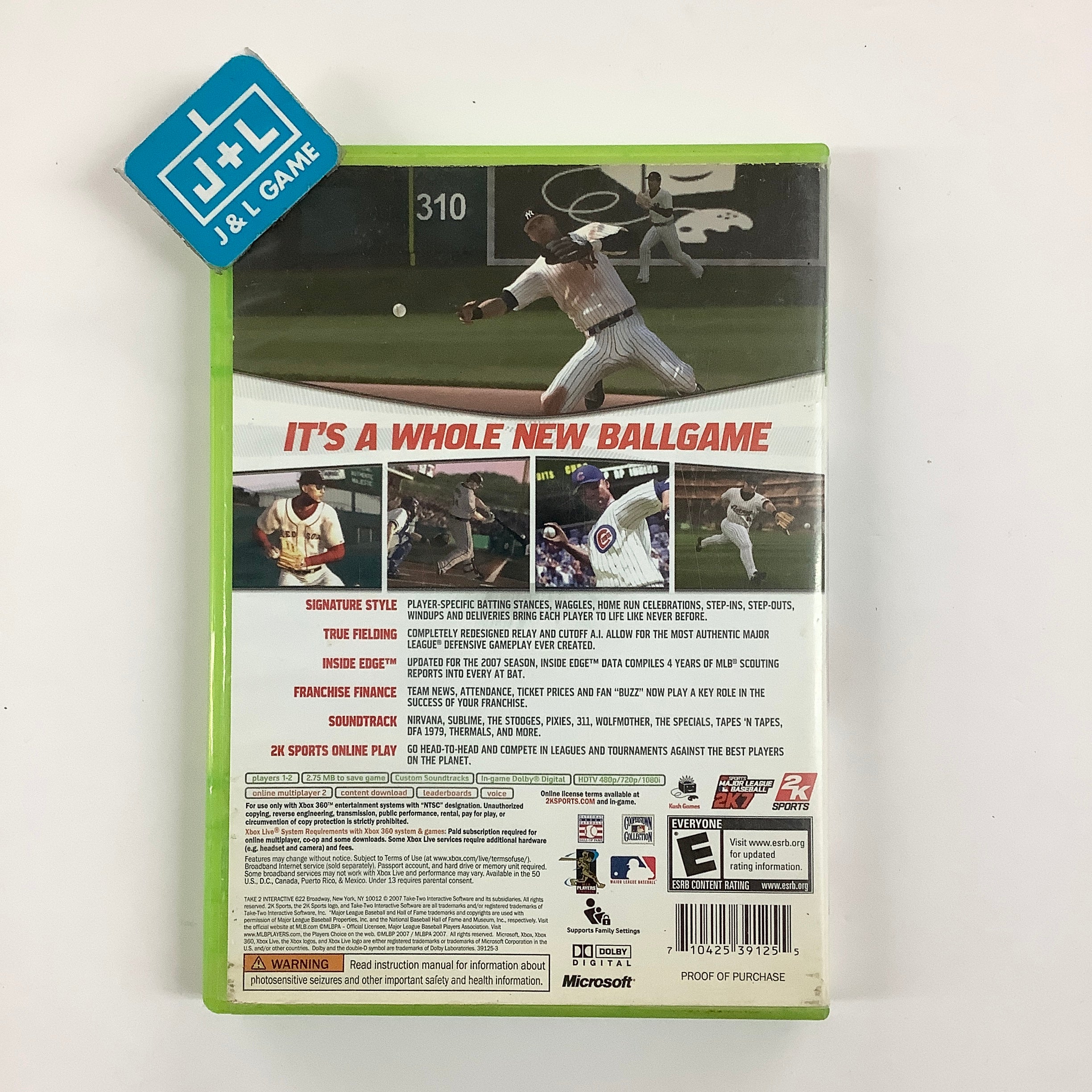 Major League Baseball 2K7 - Xbox 360 [Pre-Owned] Video Games 2K Sports