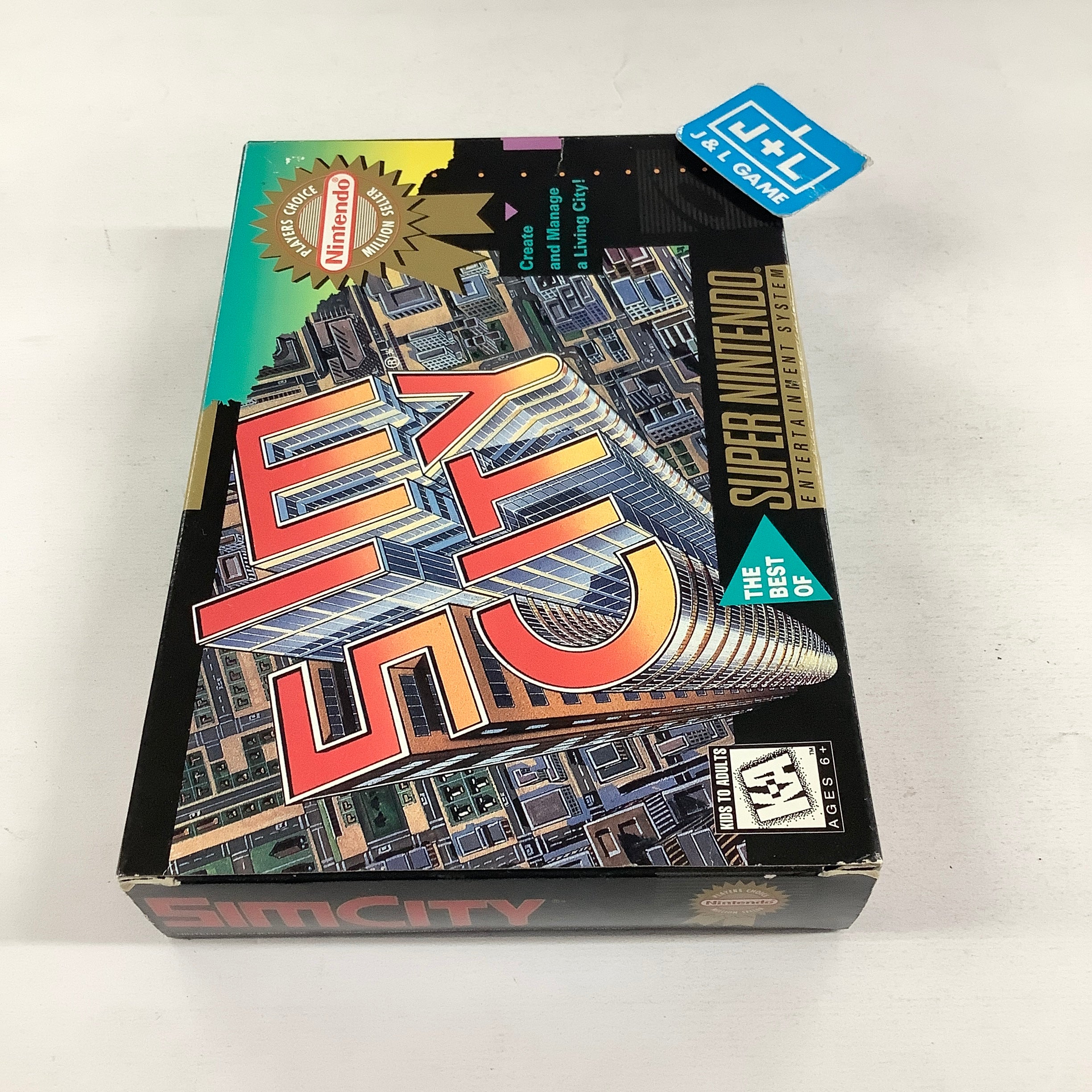 SimCity (Player's Choice) - (SNES) Super Nintendo [Pre-Owned] Video Games Nintendo