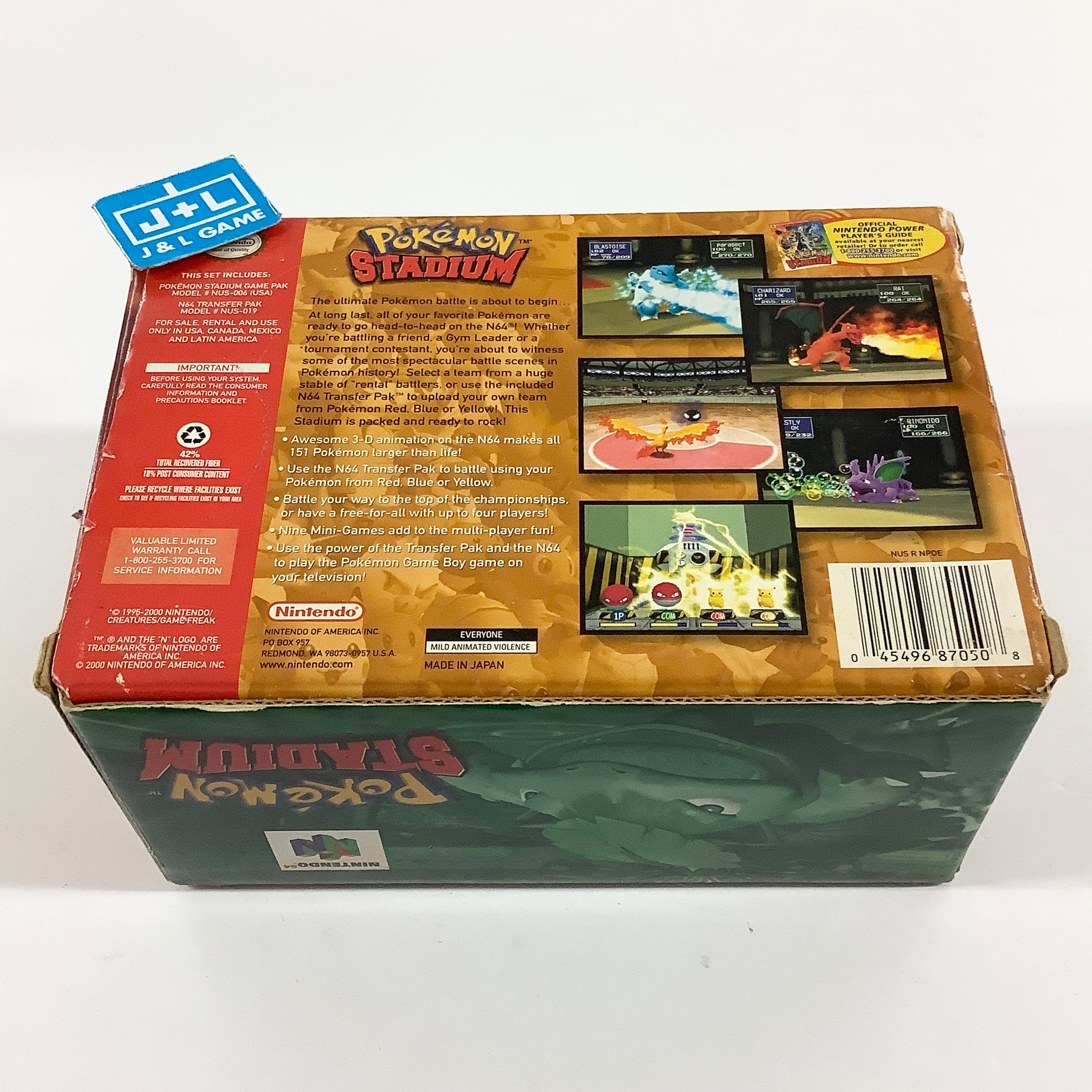 Pokemon Stadium - (N64) Nintendo 64 [Pre-Owned]