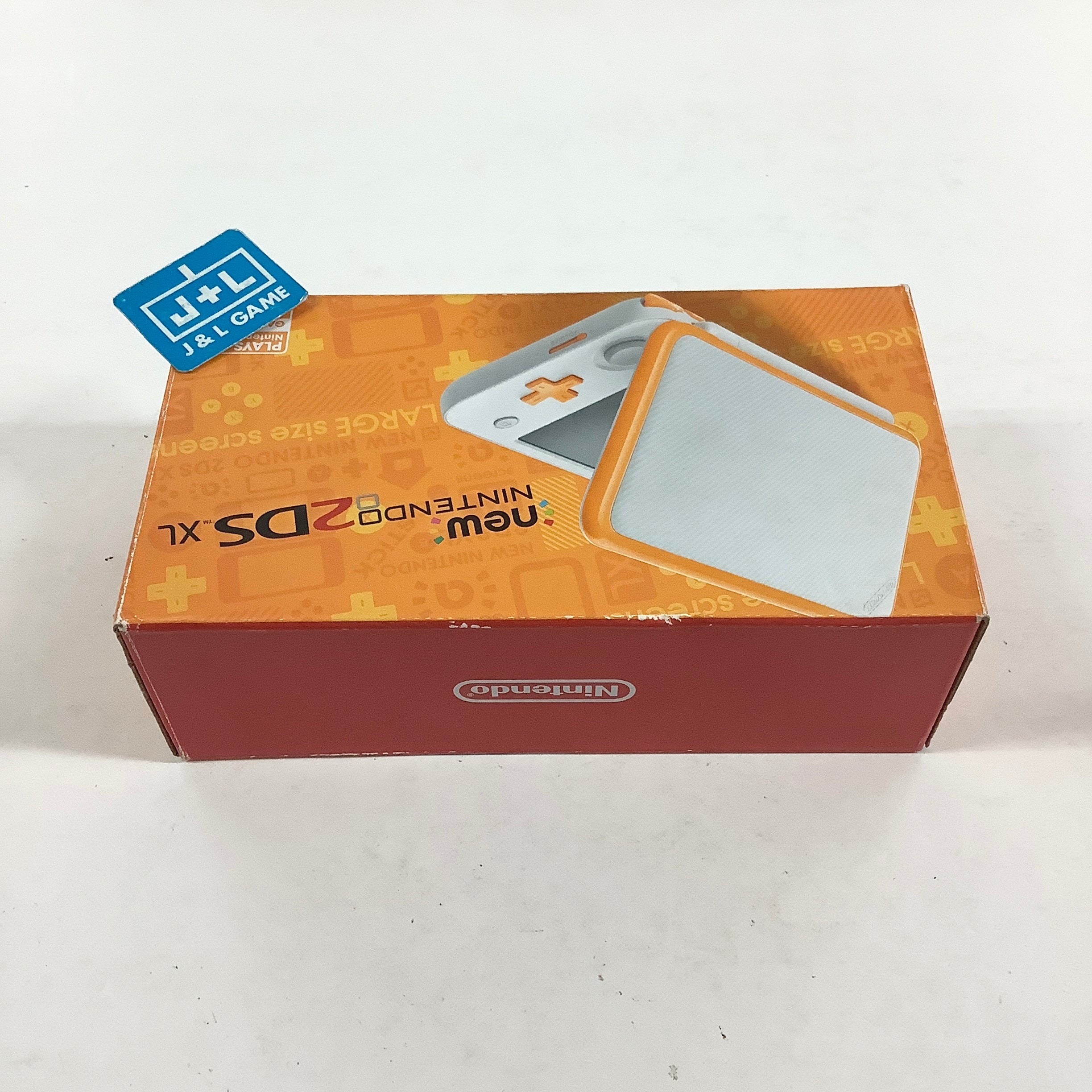 New Nintendo 2DS XL Console (White + Orange) - Nintendo 3DS [Pre-Owned] CONSOLE Nintendo