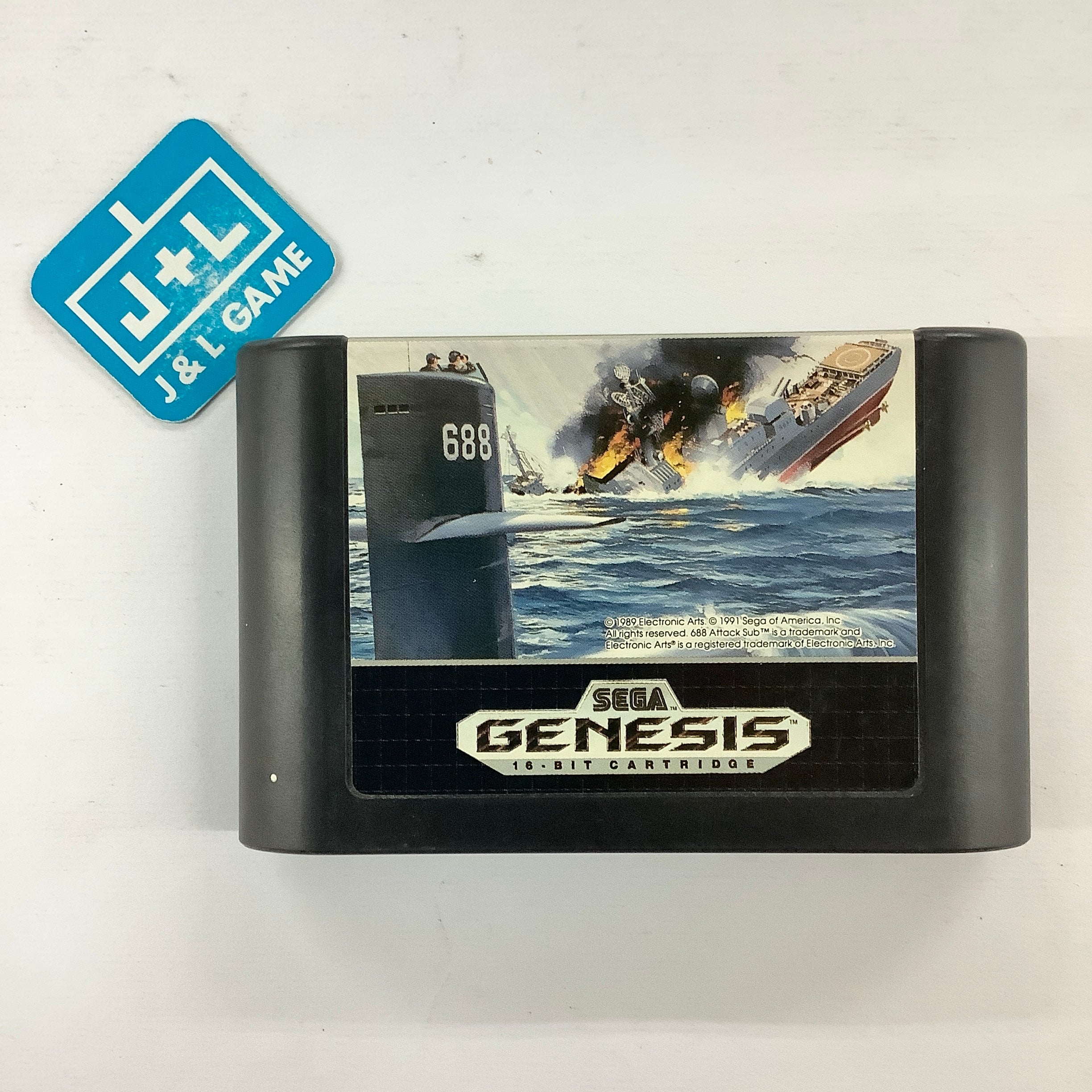 688 Attack Sub - (SG) SEGA Genesis  [Pre-Owned] Video Games Sega   