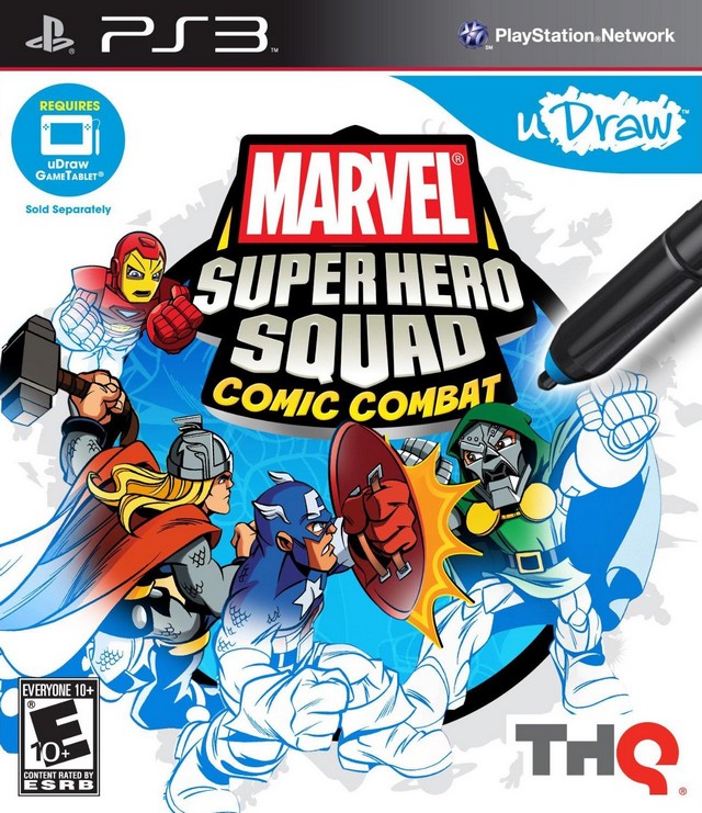 uDraw:  Marvel Super Hero Squad: Comic Combat (Requires uDraw Tablet) - (PS3) PlayStation 3 [Pre-Owned] Video Games THQ   