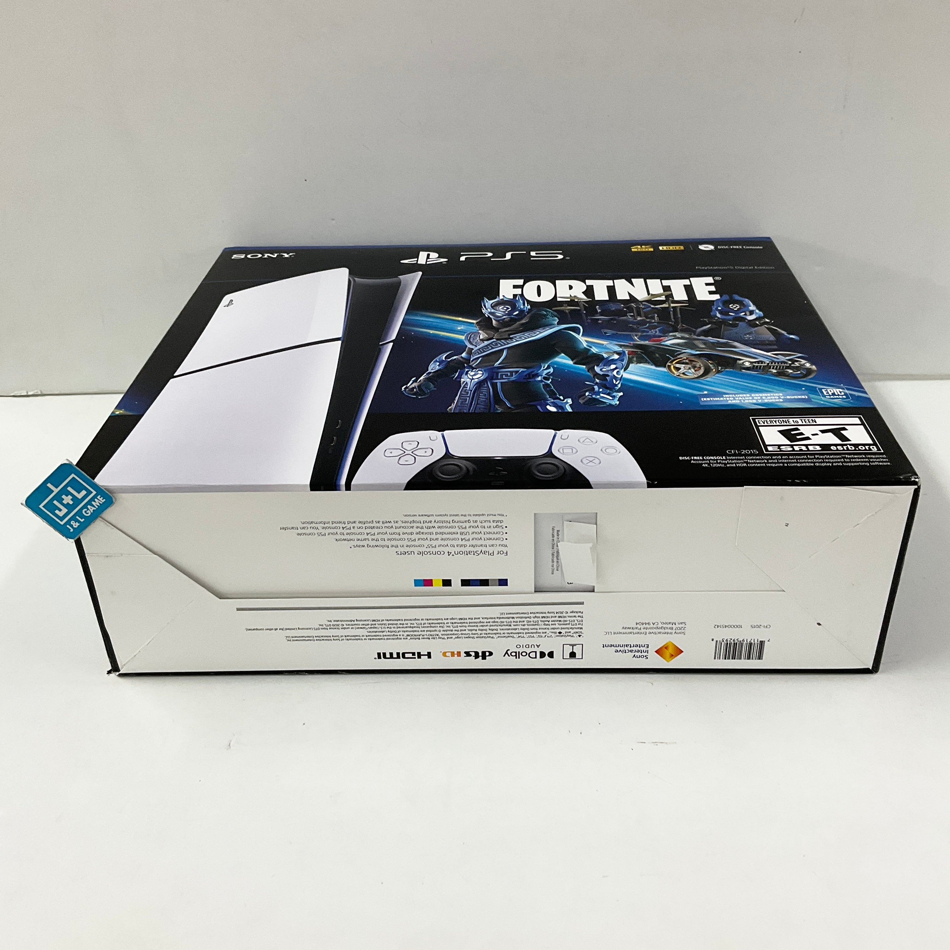 SONY PlayStation 5 Digital Edition Console (Fortnite Cobalt Star Disc Edition) (Model CFI-2015) - (PS5) PlayStation 5 CONSOLE PlayStation