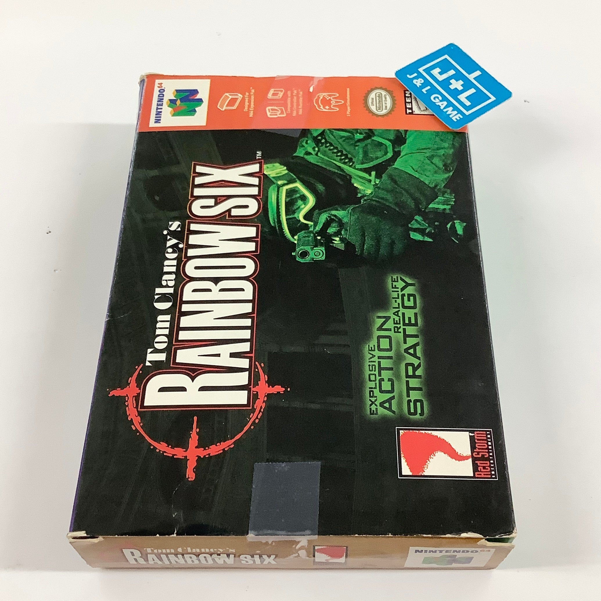 Tom Clancy's Rainbow Six (Black) - (N64) Nintendo 64 [Pre-Owned] Video Games Red Storm Entertainment