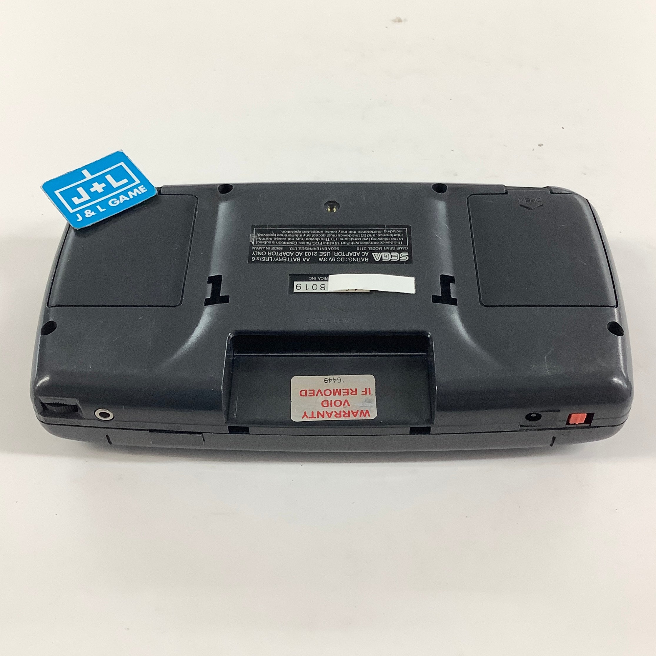 Sega Game Gear Portable Video Game System (Black) - (SGG) SEGA GameGear [Pre-Owned]