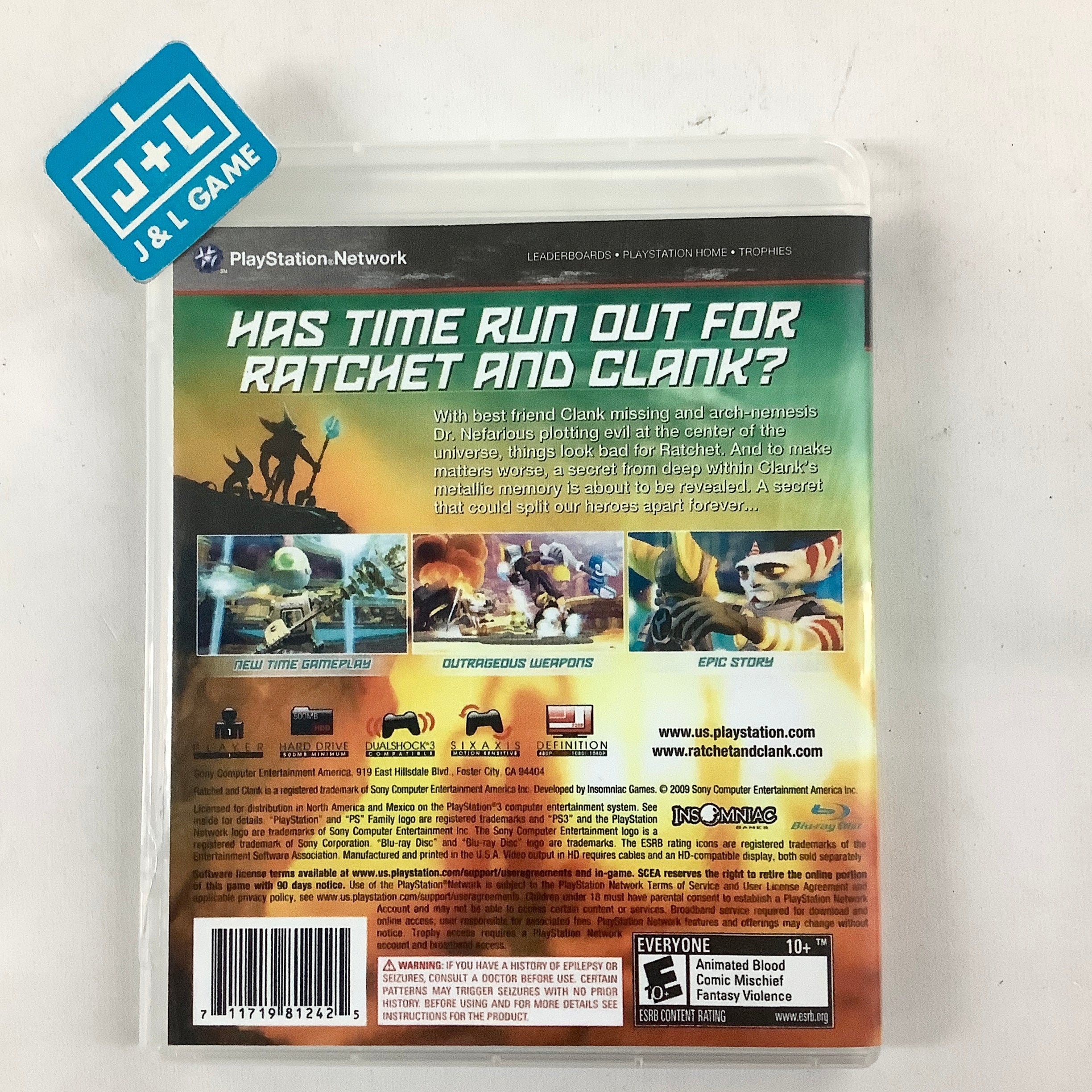 Ratchet & Clank Future: A Crack in Time - (PS3) PlayStation 3 [Pre-Owned] Video Games SCEA