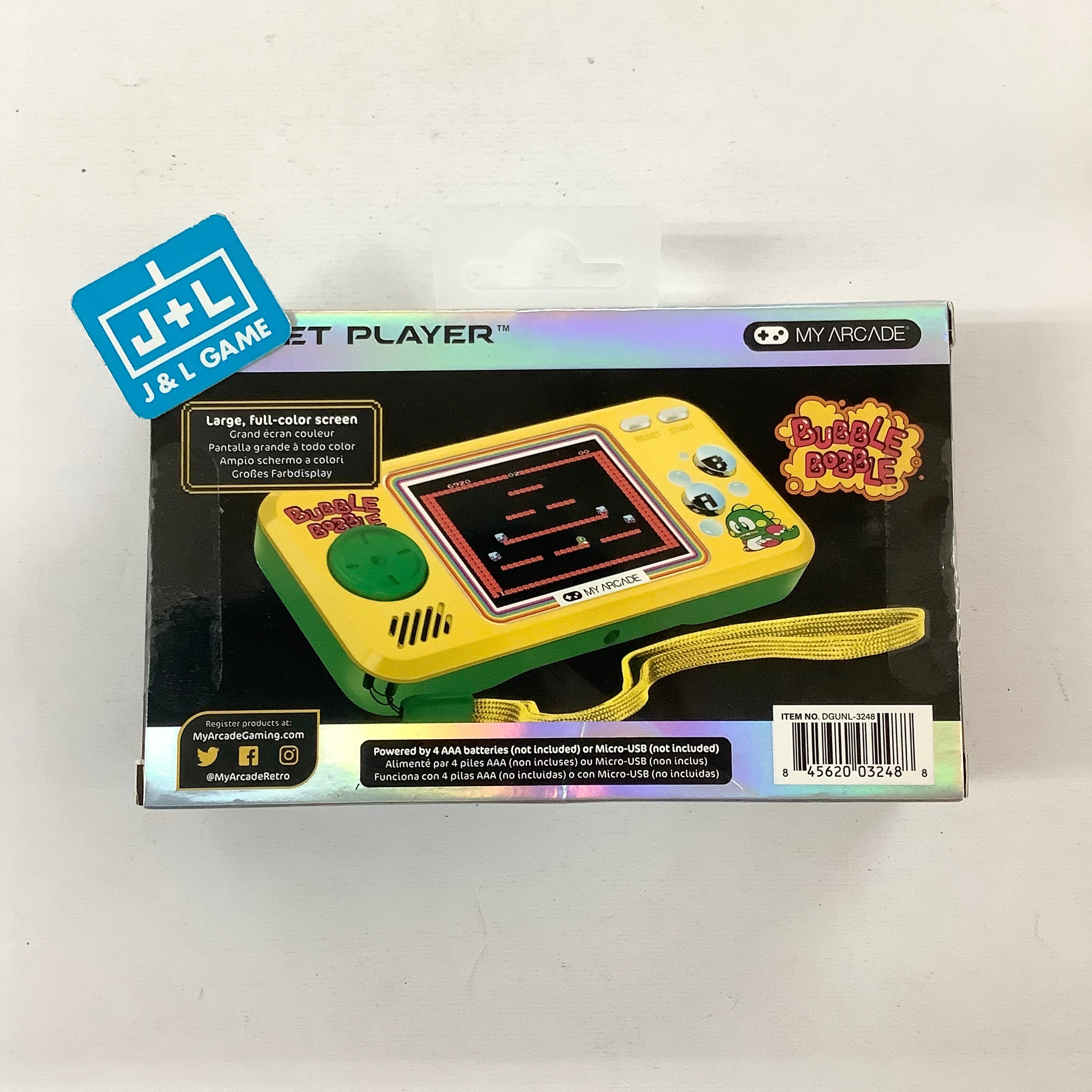 My Arcade Pocket Player (Bubble Bobble) | J&L Game