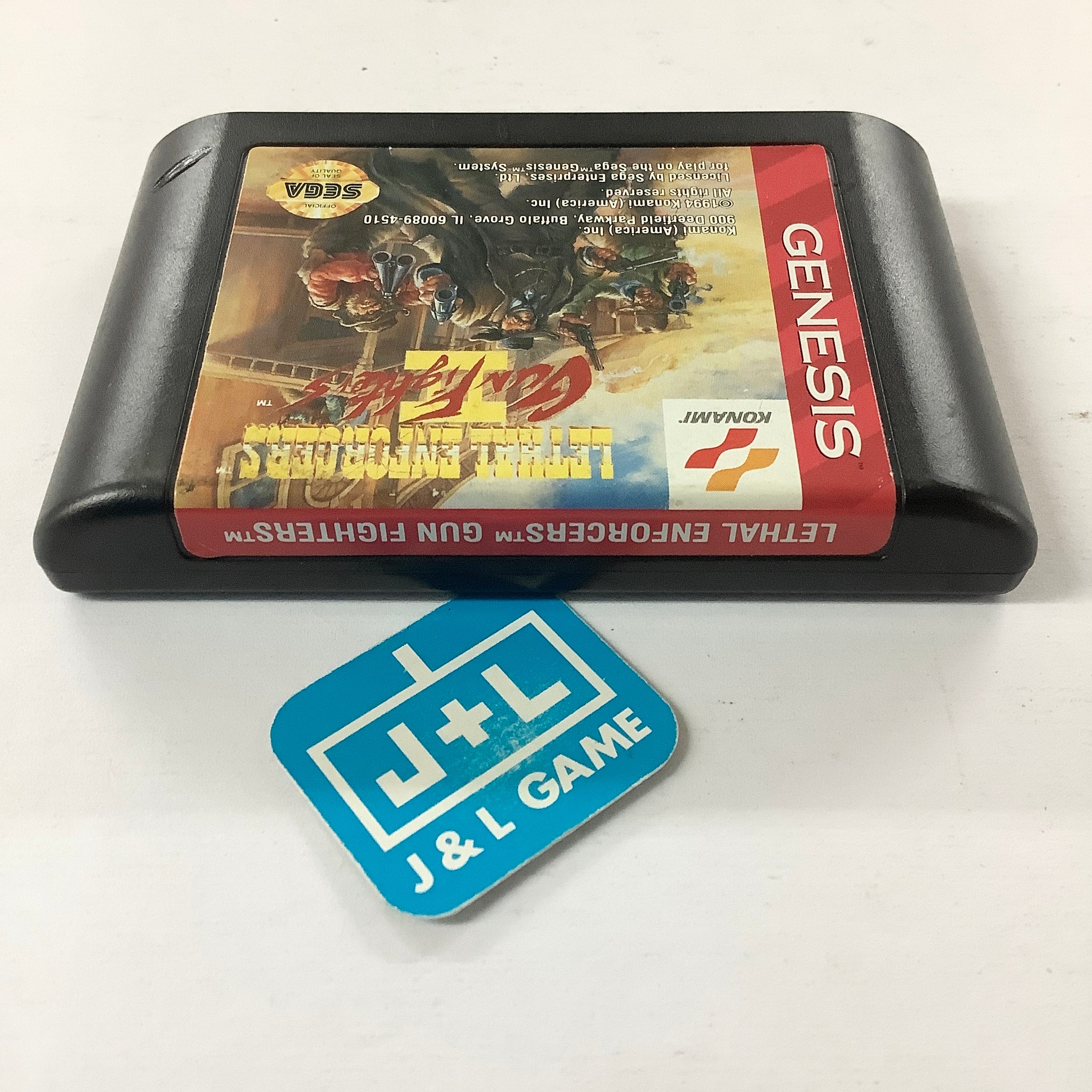 Lethal Enforcers II: Gun Fighters - (SG) SEGA Genesis [Pre-Owned] Video Games Konami   