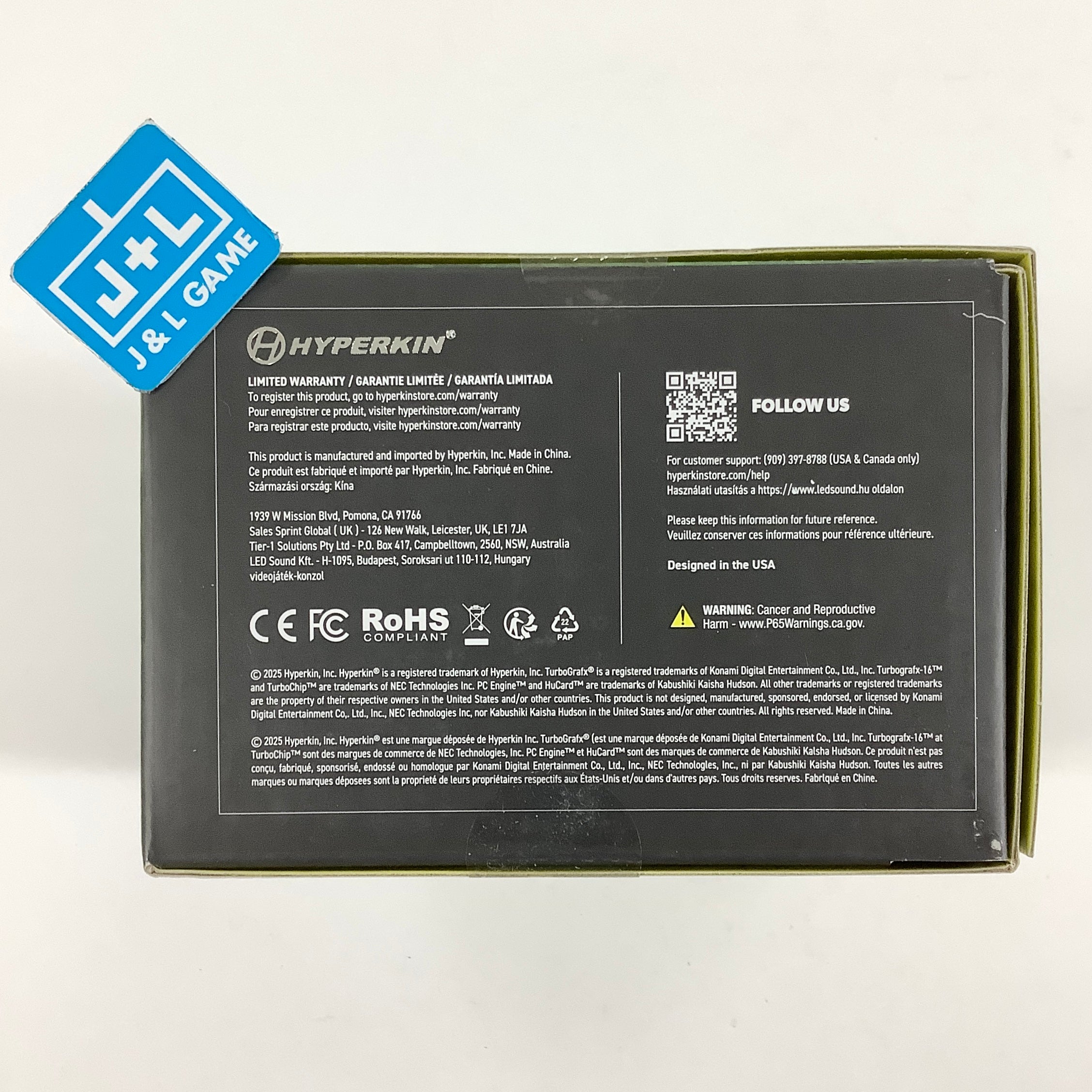 Hyperkin RetroN GX HD Console - (TG16) TurboGrafx 16 & (PCE) PC Engine Consoles Hyperkin