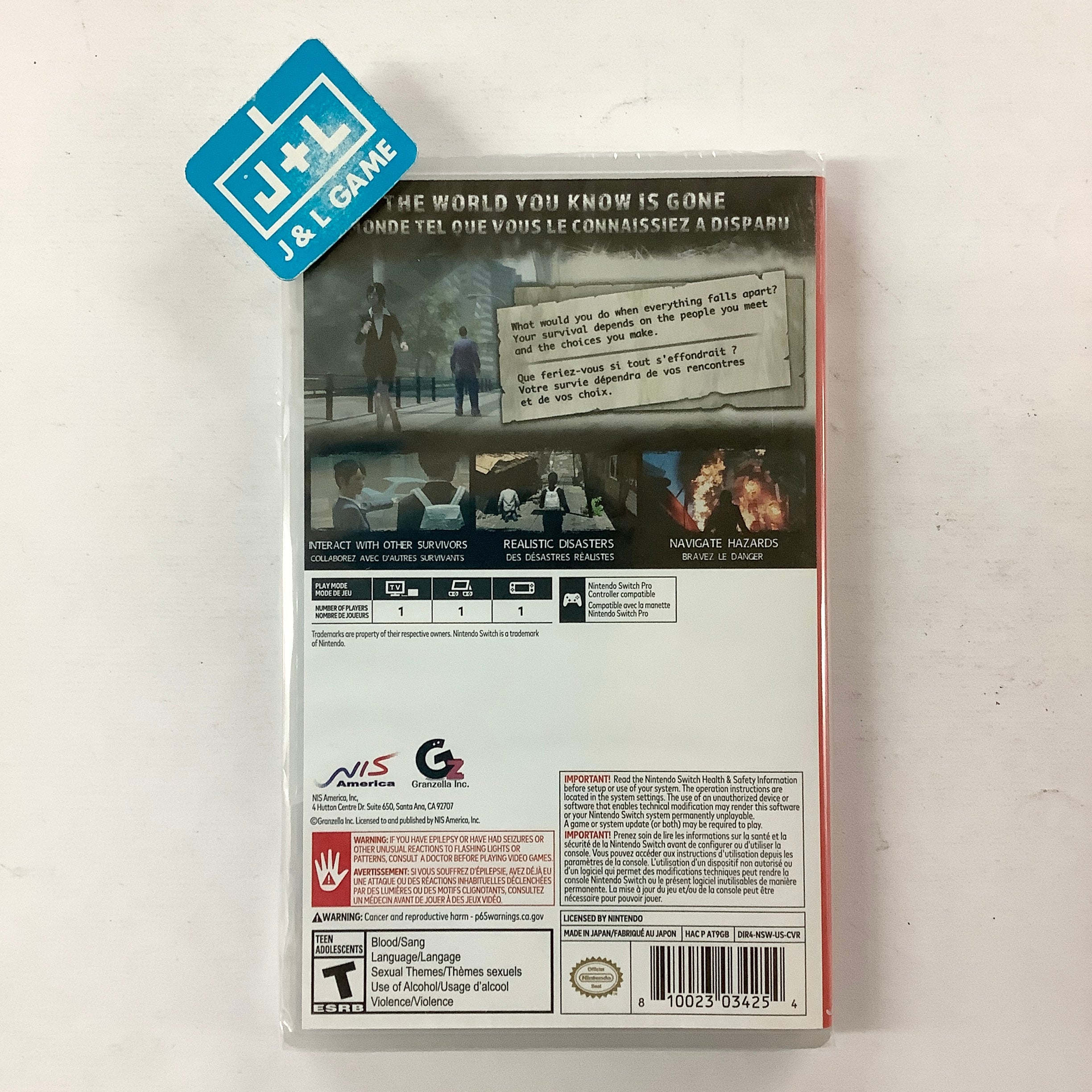 Disaster report 4 switch on sale release date