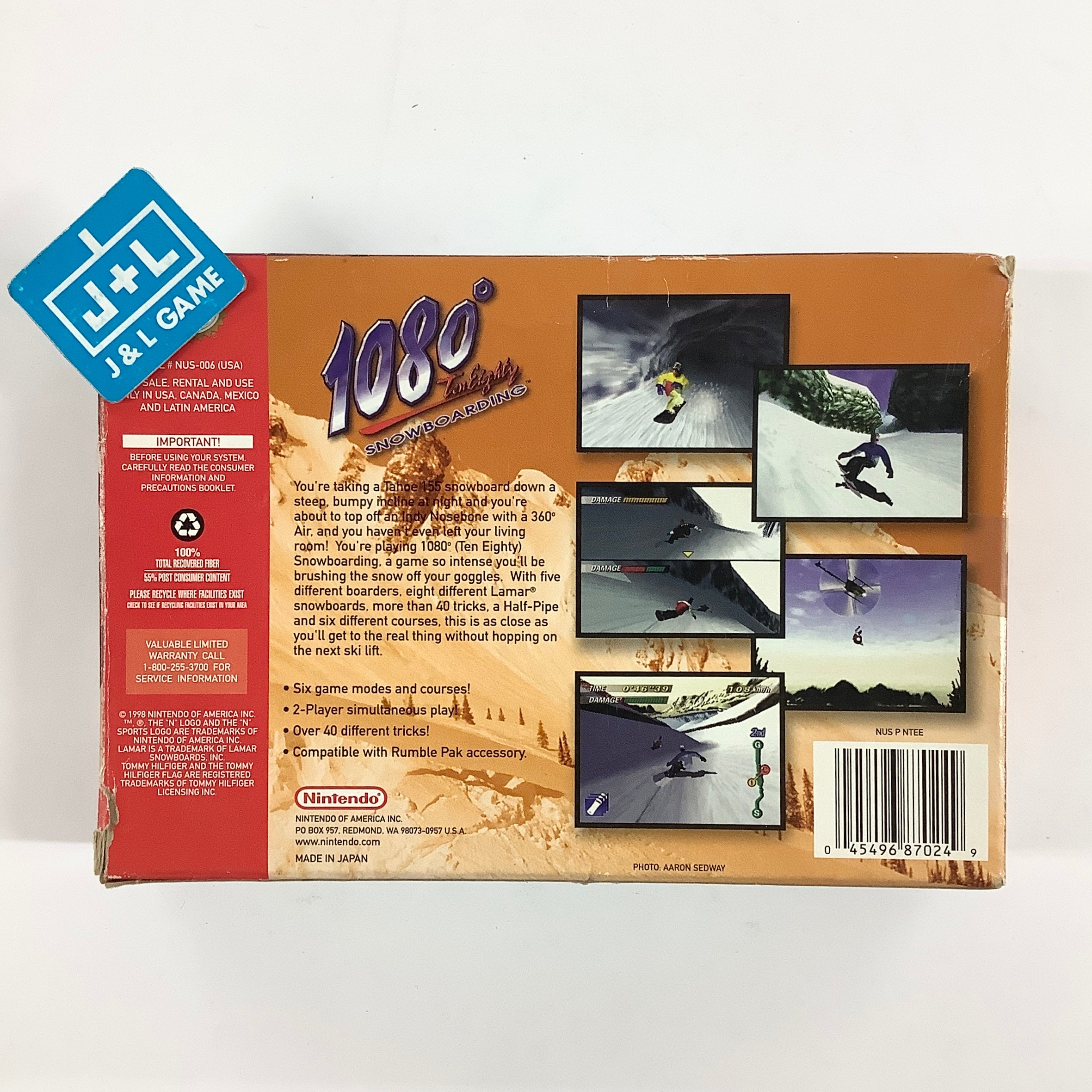 1080: TenEighty Snowboarding - (N64) Nintendo 64 [Pre-Owned] Video Games Nintendo