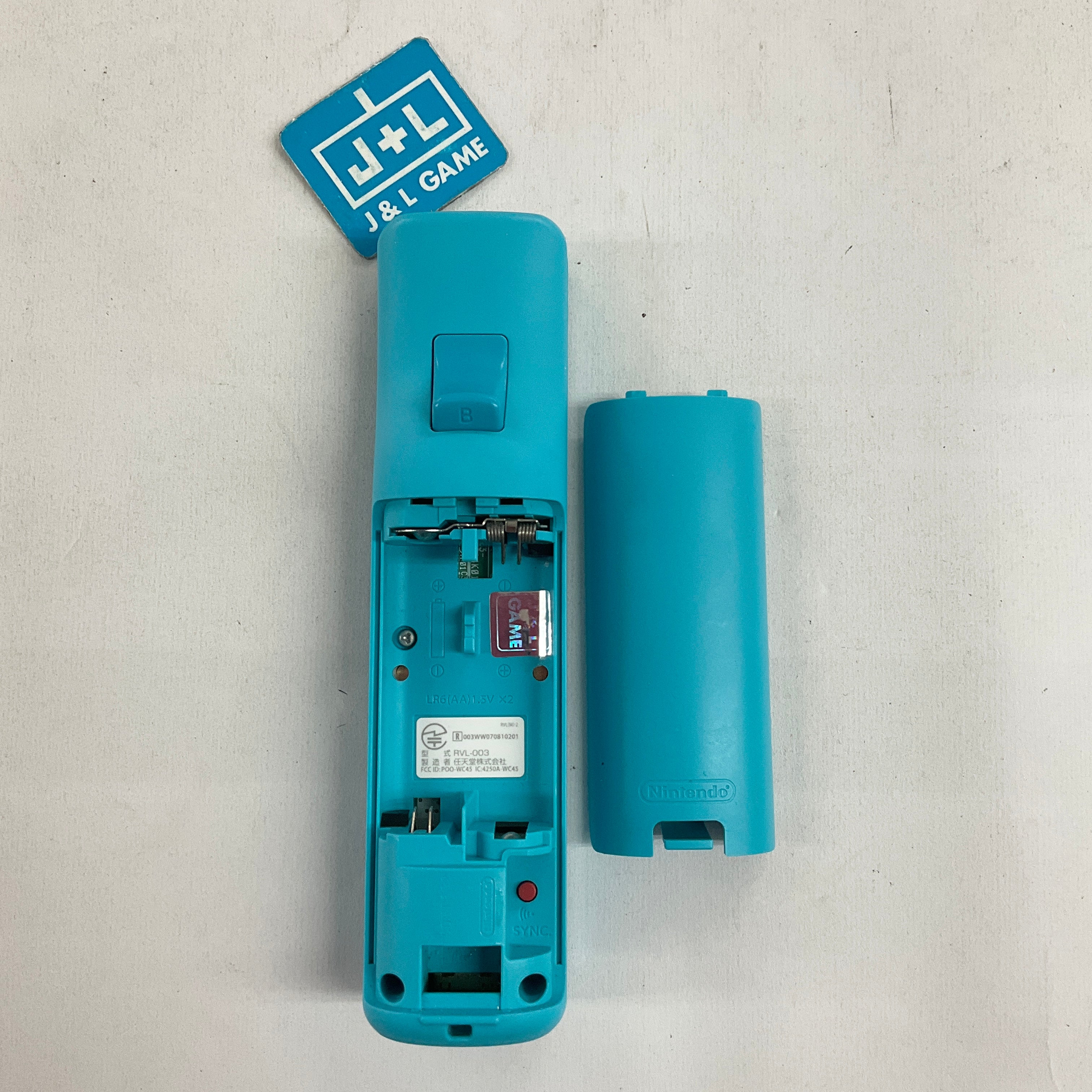 Nintendo Wii Remote Controller (Blue) - Nintendo Wii [Pre-Owned] Accessories Nintendo