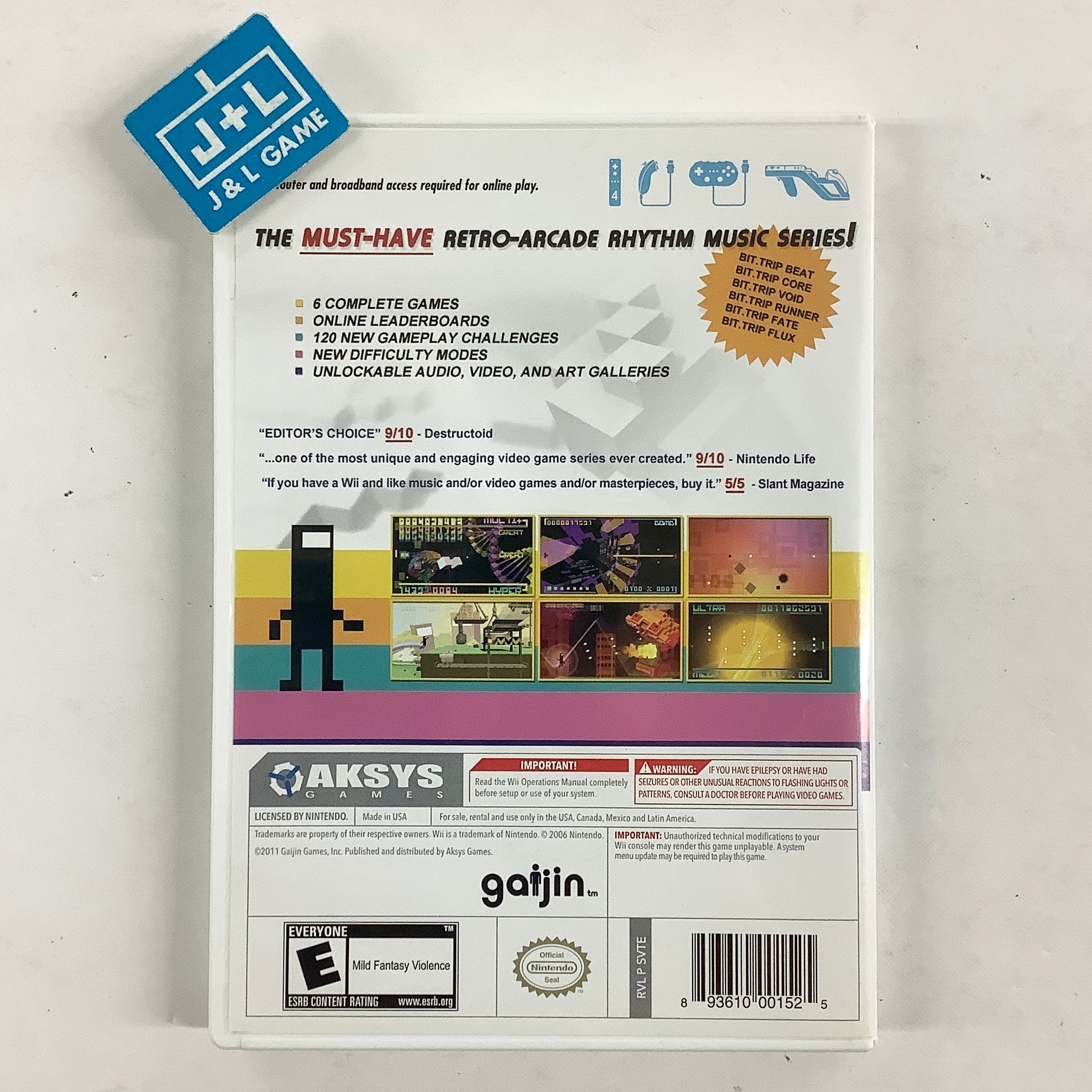 Bit.Trip Complete - Nintendo Wii [Pre-Owned] Video Games Aksys