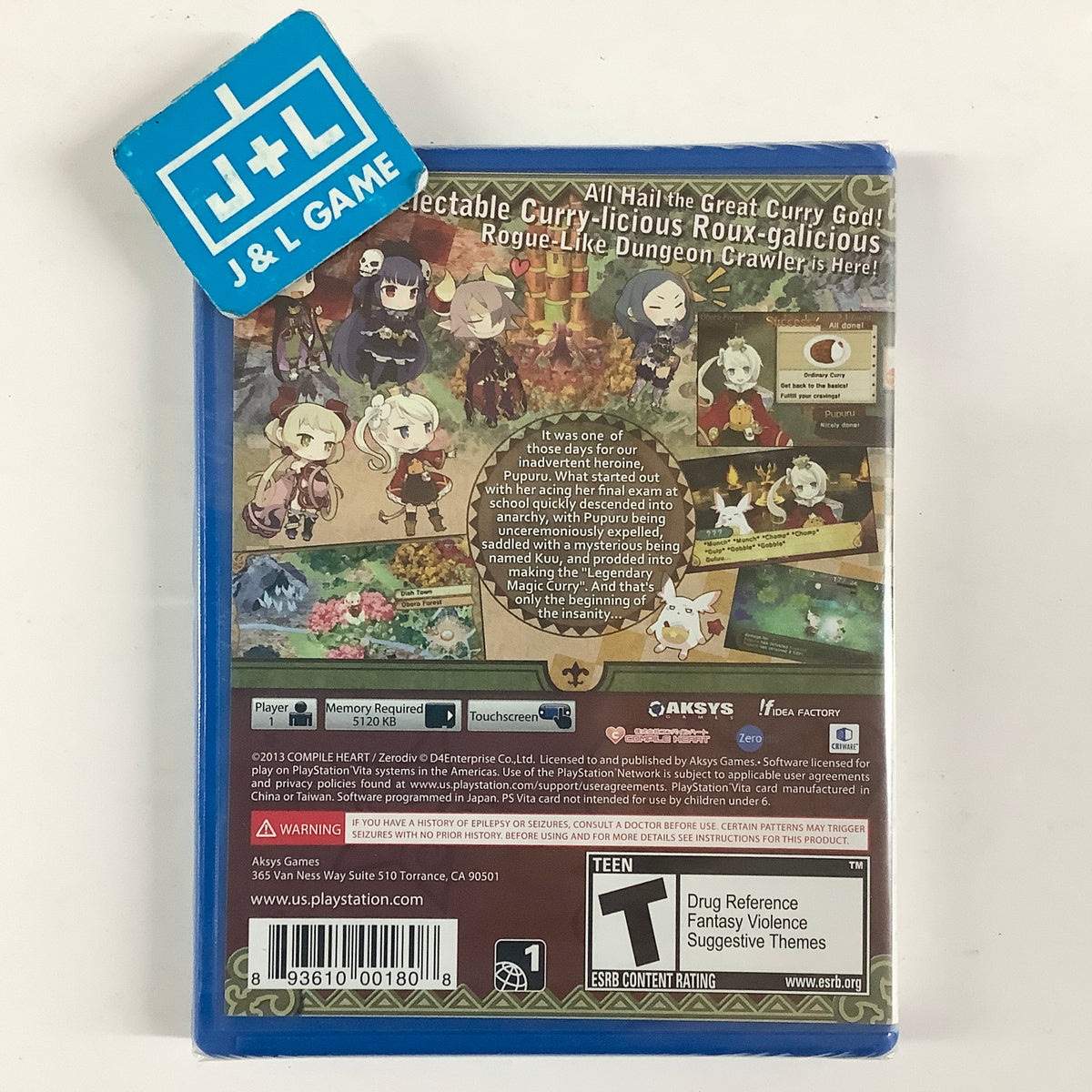 Sorcery Saga: Curse of the Great Curry God - (PSV) PlayStation Vita