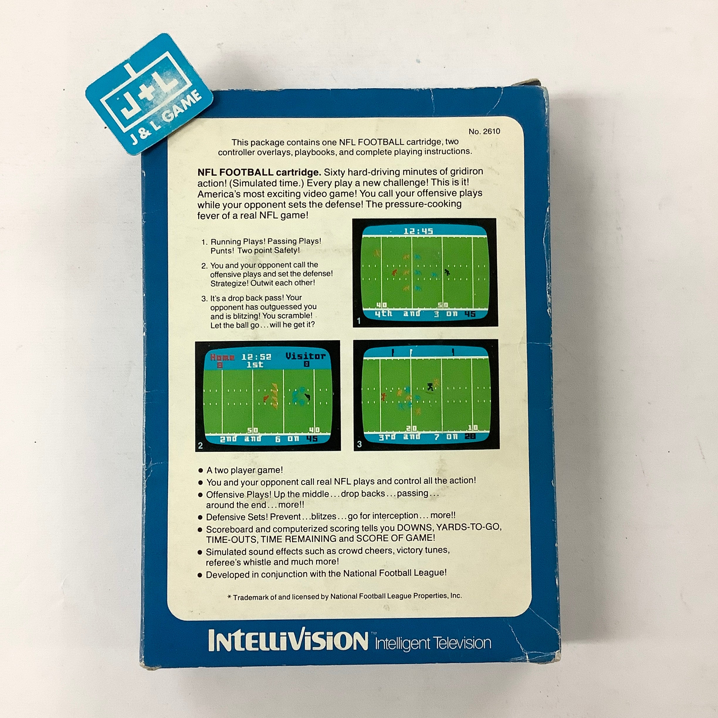 NFL Football - (INTV) Intellivision [Pre-Owned] Video Games Intellivision   