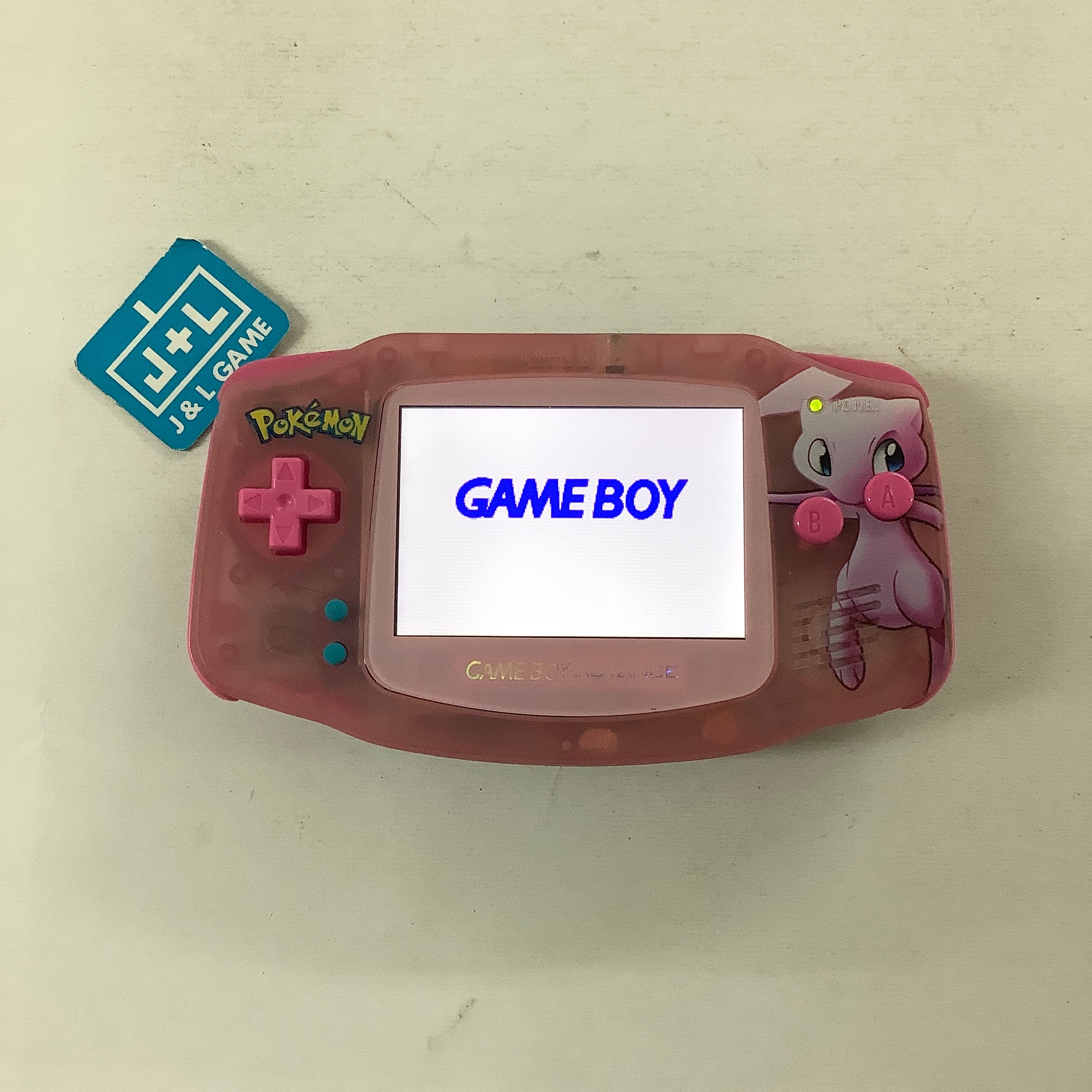 Nintendo Game Boy Advance Console (Clear Pink Custom with Backlight) - (GBA) Game Boy Advance [Pre-Owned] Consoles Nintendo   