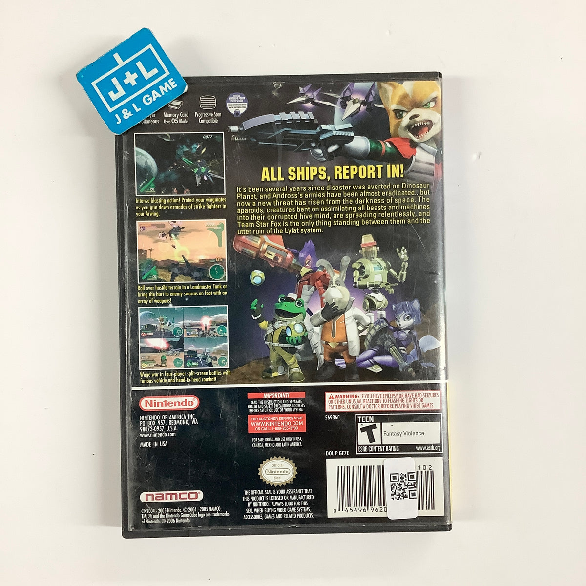 Star Fox: Assault (Player's Choice) - (GC) GameCube [Pre-Owned] Video Games Nintendo