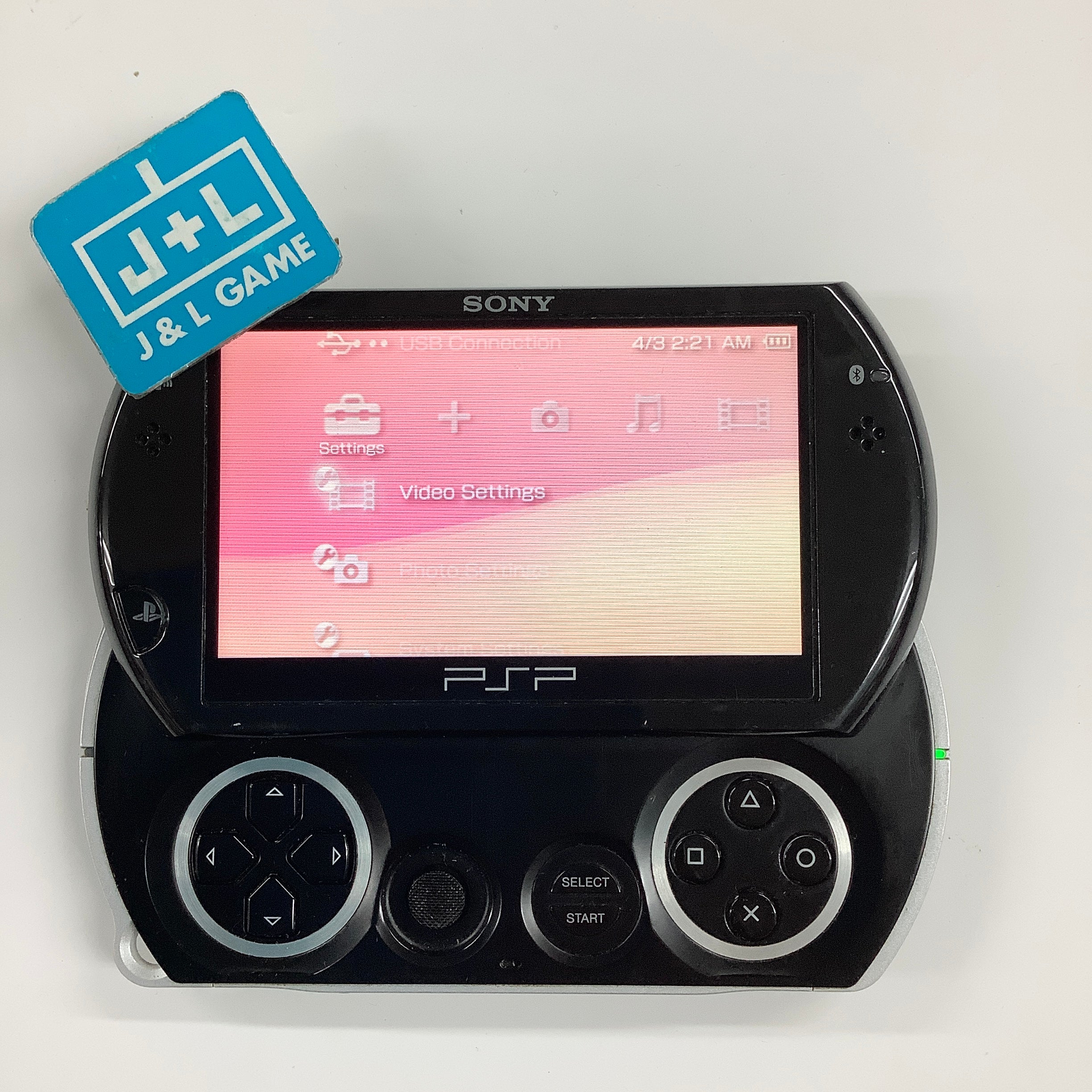 Sony PlayStation Portable Go PSPgo (Piano Black) - Sony PSP [Pre-Owned]