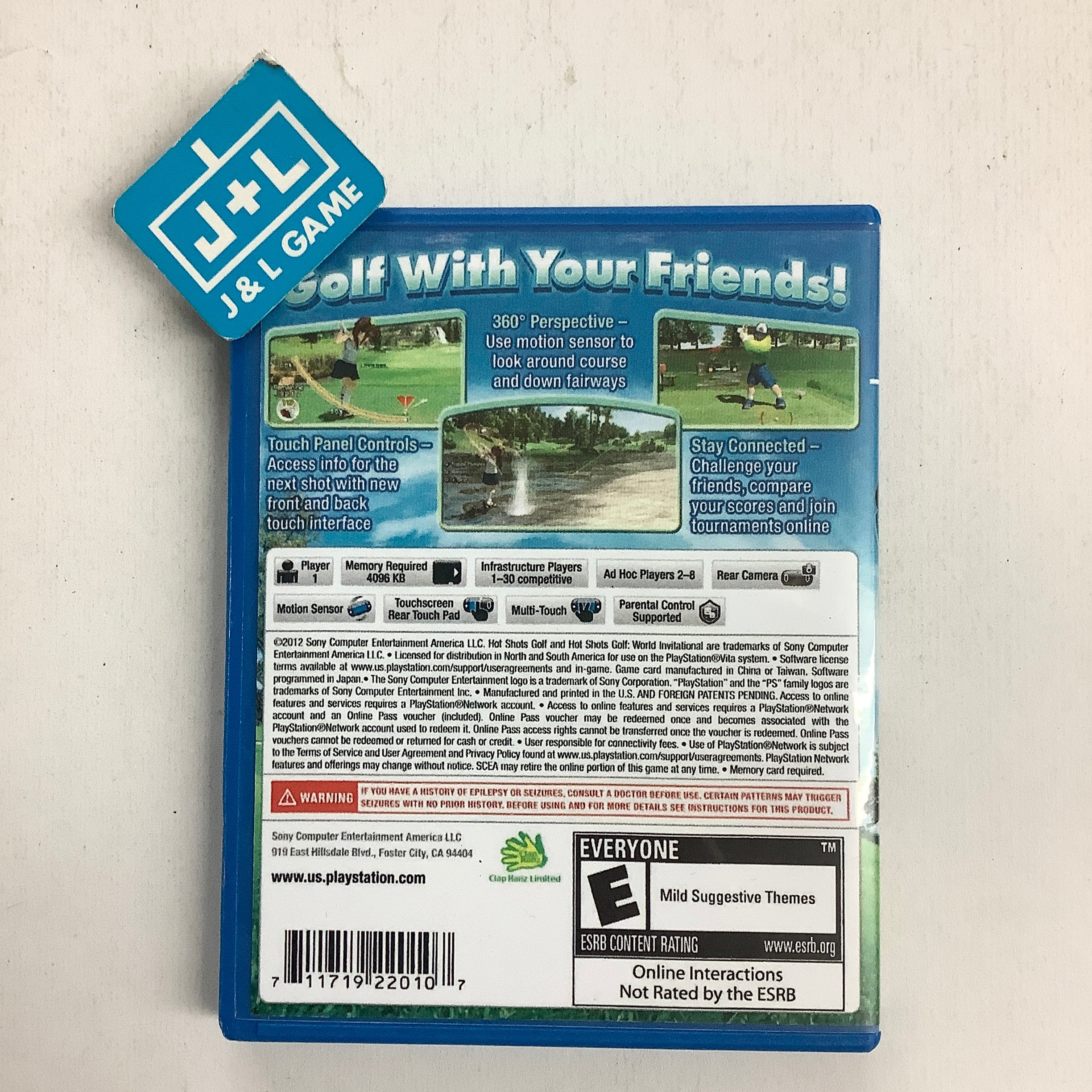 Hot Shots Golf: World Invitational - (PSV) PlayStation Vita [Pre-Owned] Video Games PlayStation