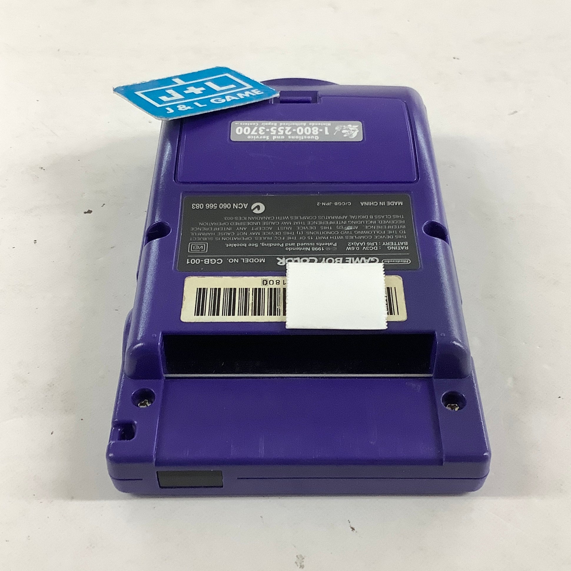 Nintendo Game Boy Color Console (Grape with Backlight) - (GBC) Game Boy Color [Pre-Owned] Consoles Nintendo