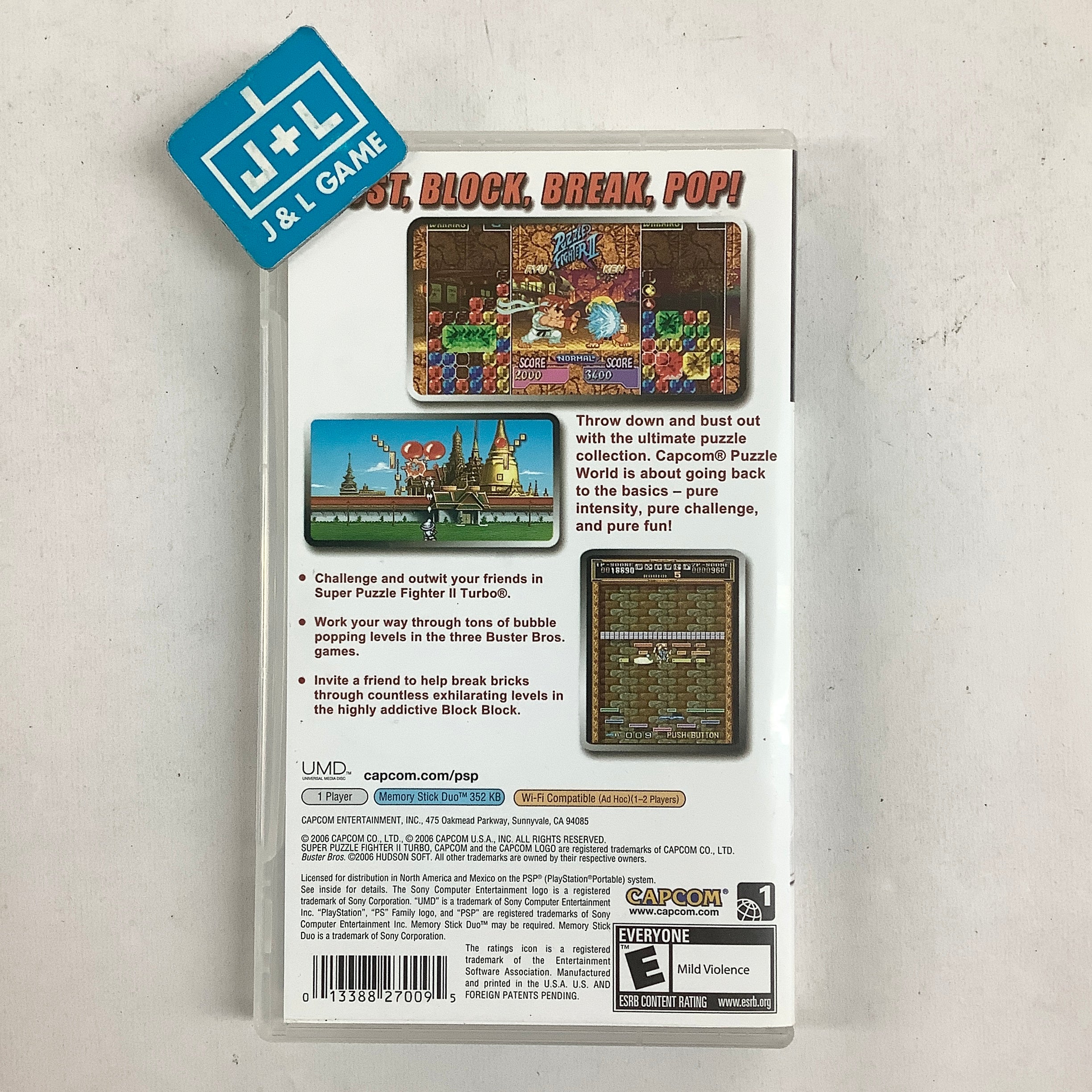 Capcom Puzzle World - Sony PSP [Pre-Owned] Video Games Capcom