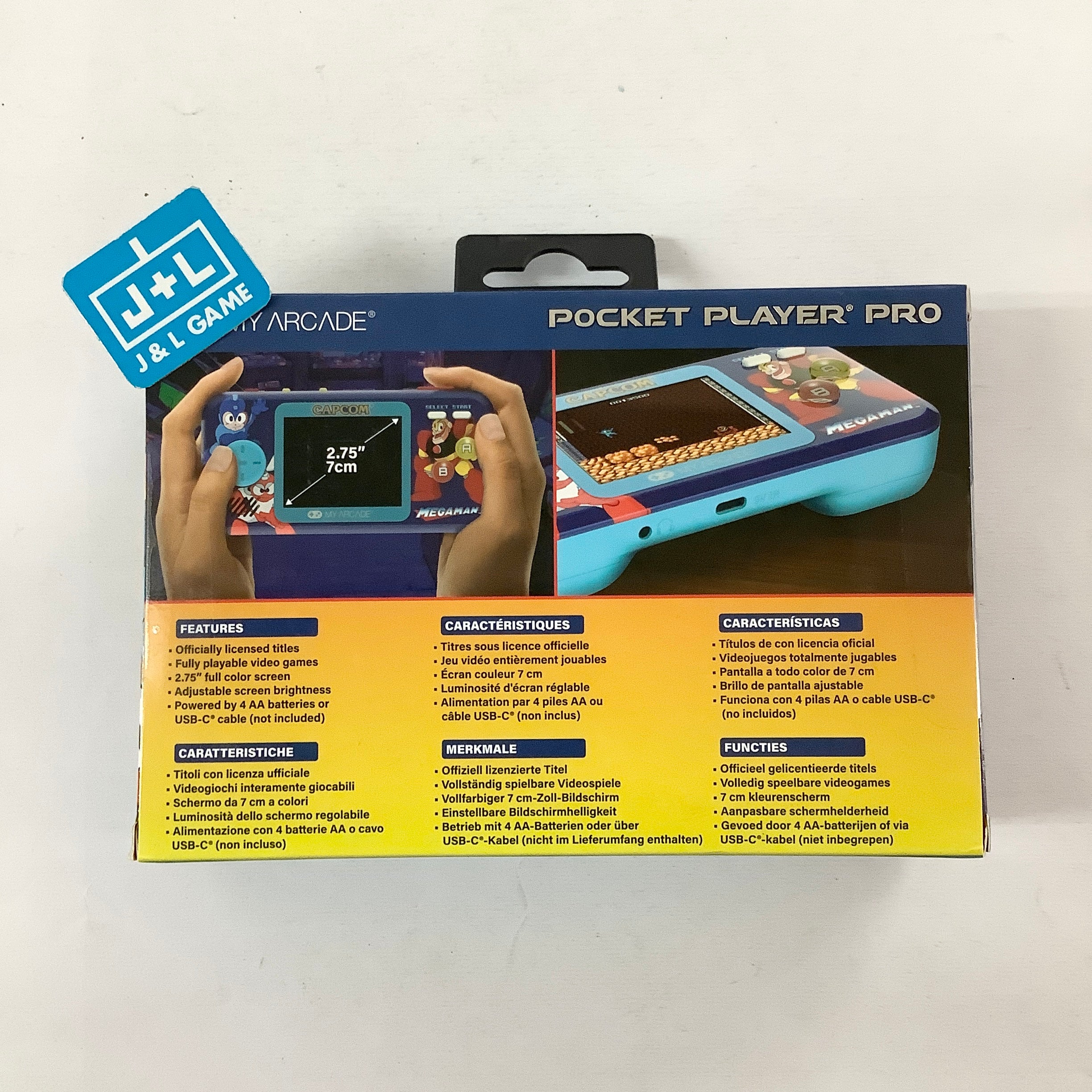My Arcade Pocket Player Pro (Mega Man) | J&L Game