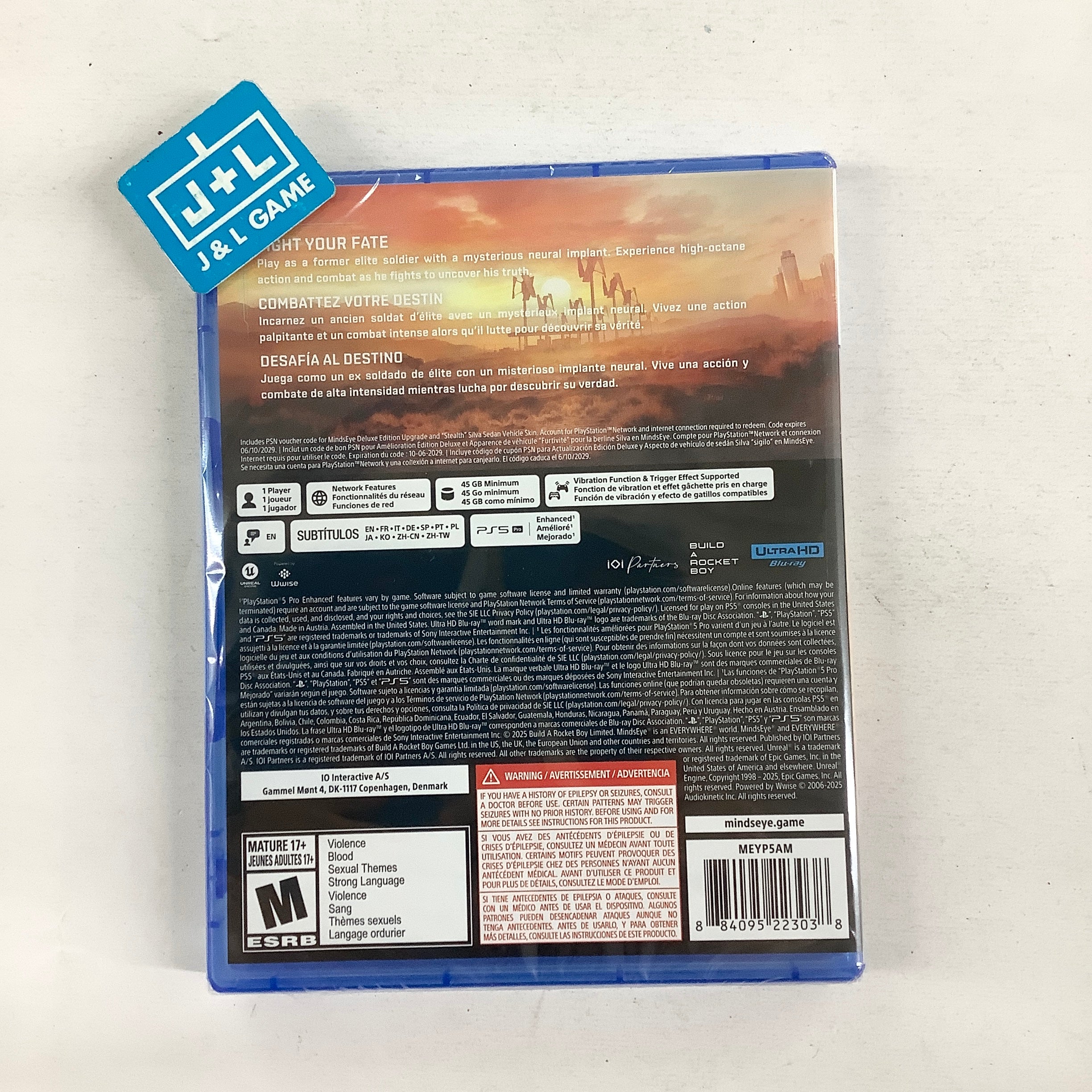 MindsEye - (PS5) PlayStation 5 Video Games Solutions 2 Go