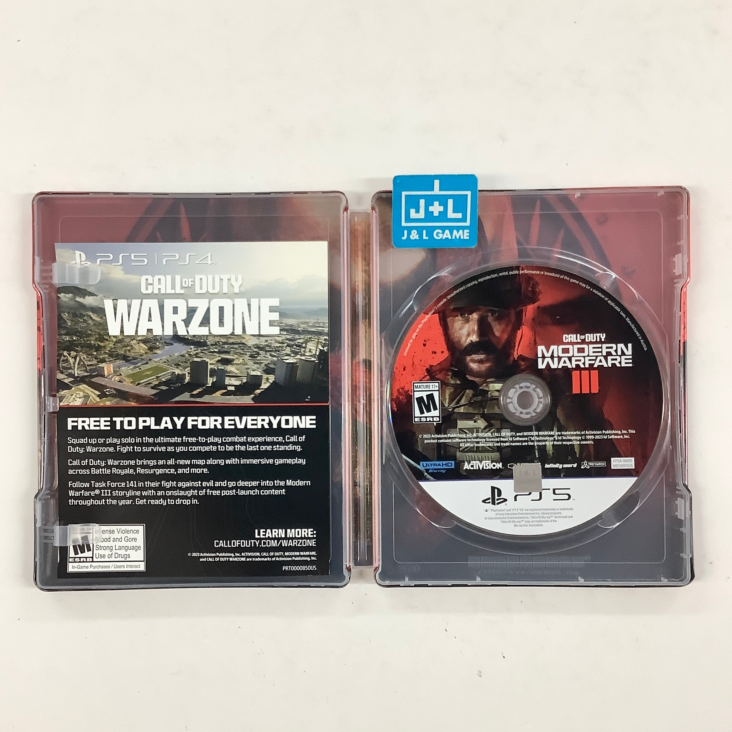 Call of Duty: Modern Warfare III (SteelBook) - (PS5) PlayStation 5 [Pre-Owned] Video Games Call of Duty