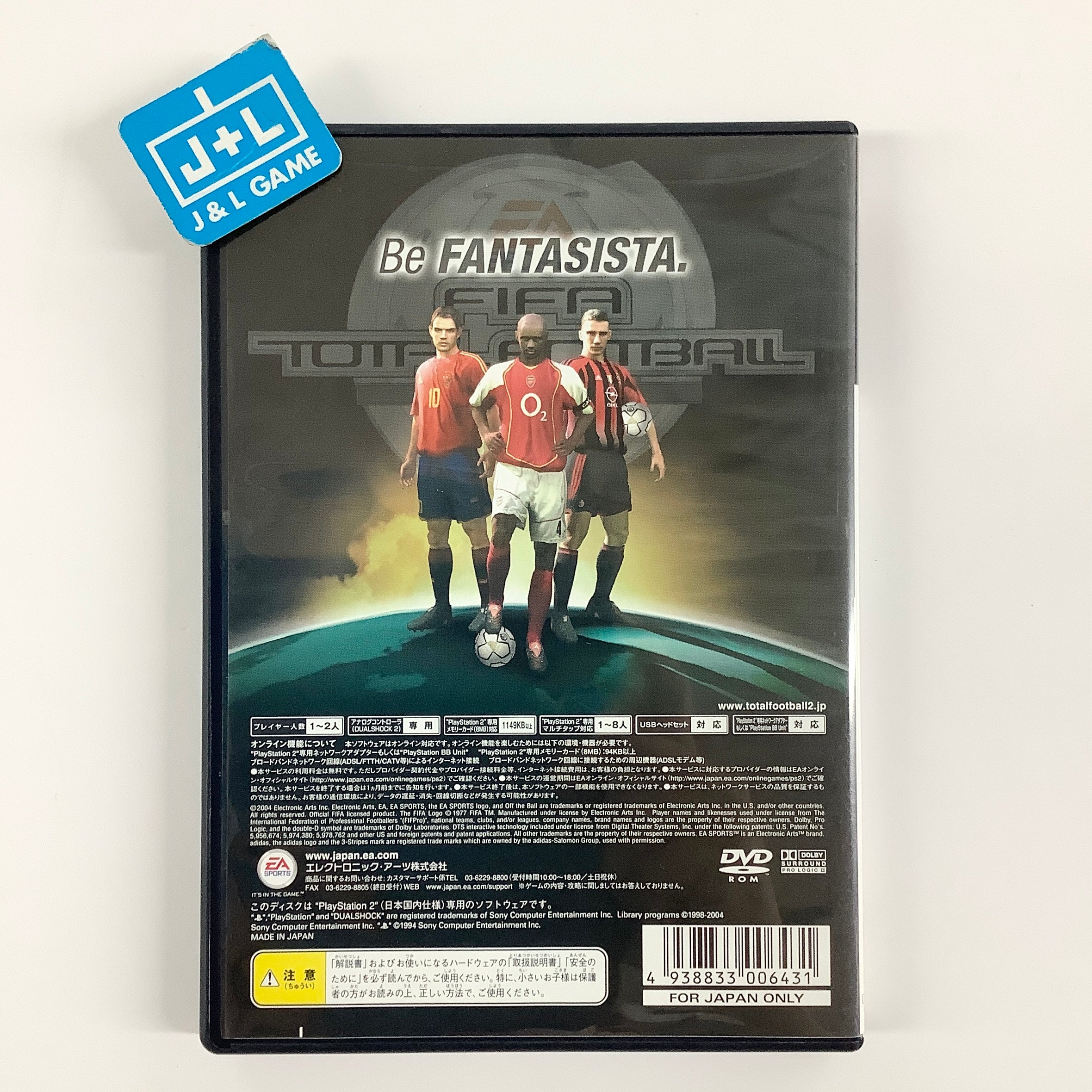 FIFA Total Football 2 - (PS2) PlayStation 2 [Pre-Owned] (Japanese Import) Video Games Electronic Arts