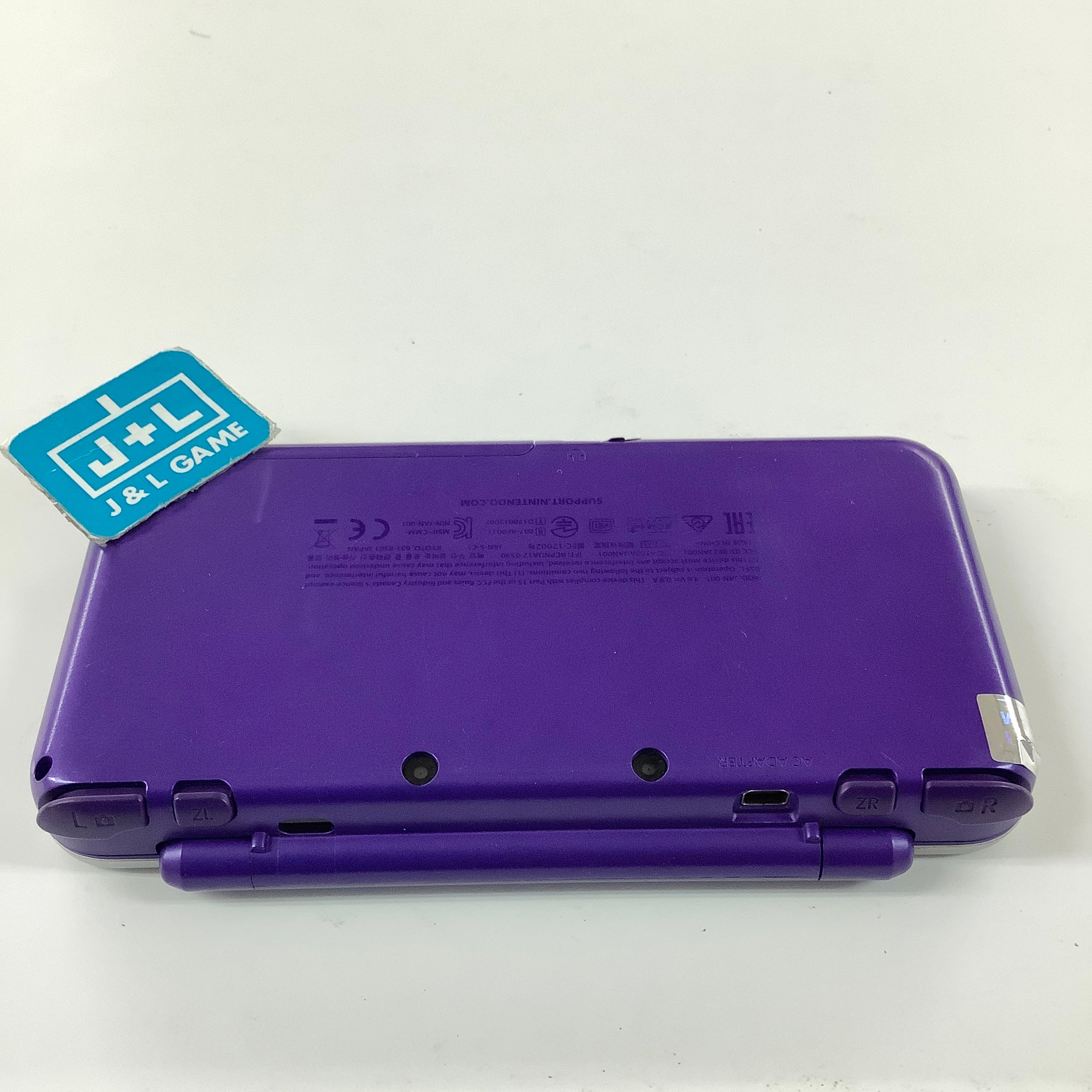 New Nintendo 2DS XL Console (Purple + Silver) - Nintendo 3DS [Pre-Owned]