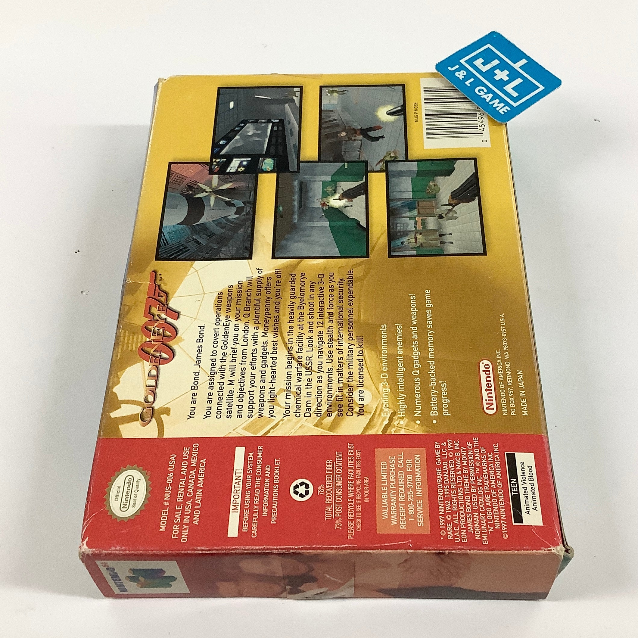 GoldenEye 007 - (N64) Nintendo 64 [Pre-Owned] Video Games Nintendo